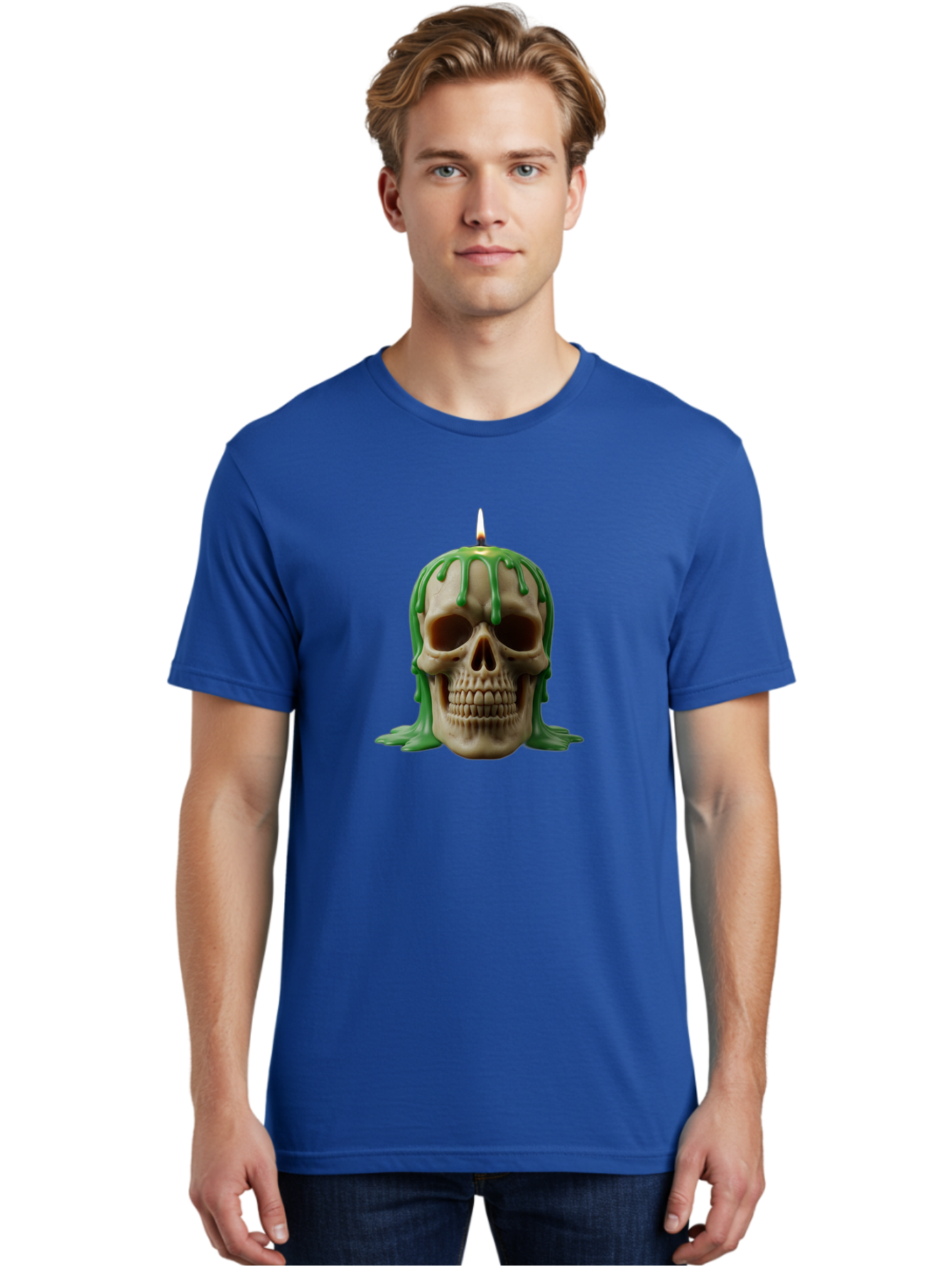 Melting-Skull-Candle Men'S Graphic Tee, 100% Cotton, Comfortable Casual Summer Wear, Machine Washable, Vintage Camera, Old Camera, Antique Camera, Black Camera, Classic Photography, Photography Equipment, Nostalgic Device, Film Camera, Bai129 30