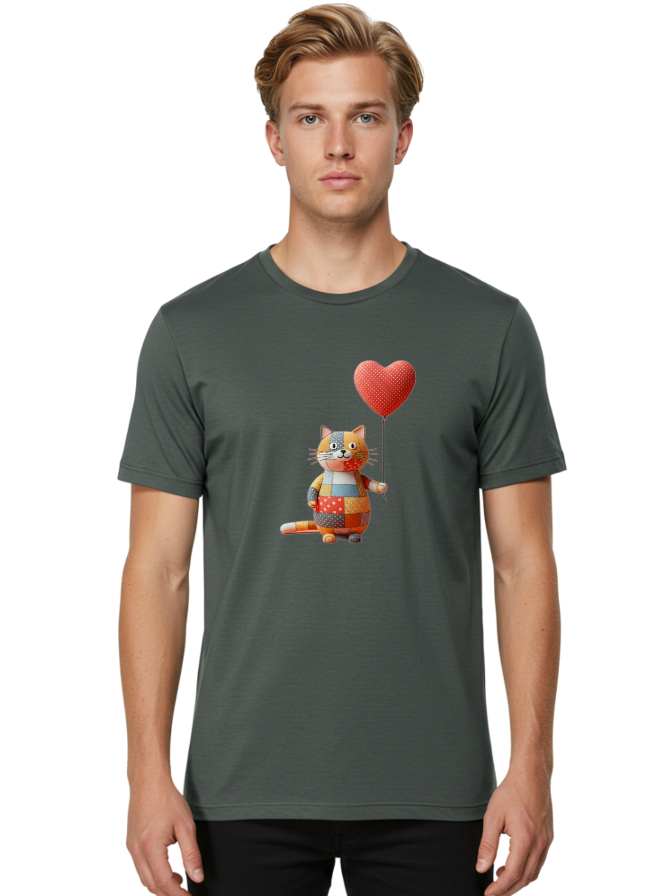 Patchwork-Cat Men'S Graphic Tee, 100% Cotton, Comfortable Casual Summer Wear, Machine Washable, Vintage Camera, Old Camera, Antique Camera, Black Camera, Classic Photography, Photography Equipment, Nostalgic Device, Film Camera, Camera Art Bai210 24