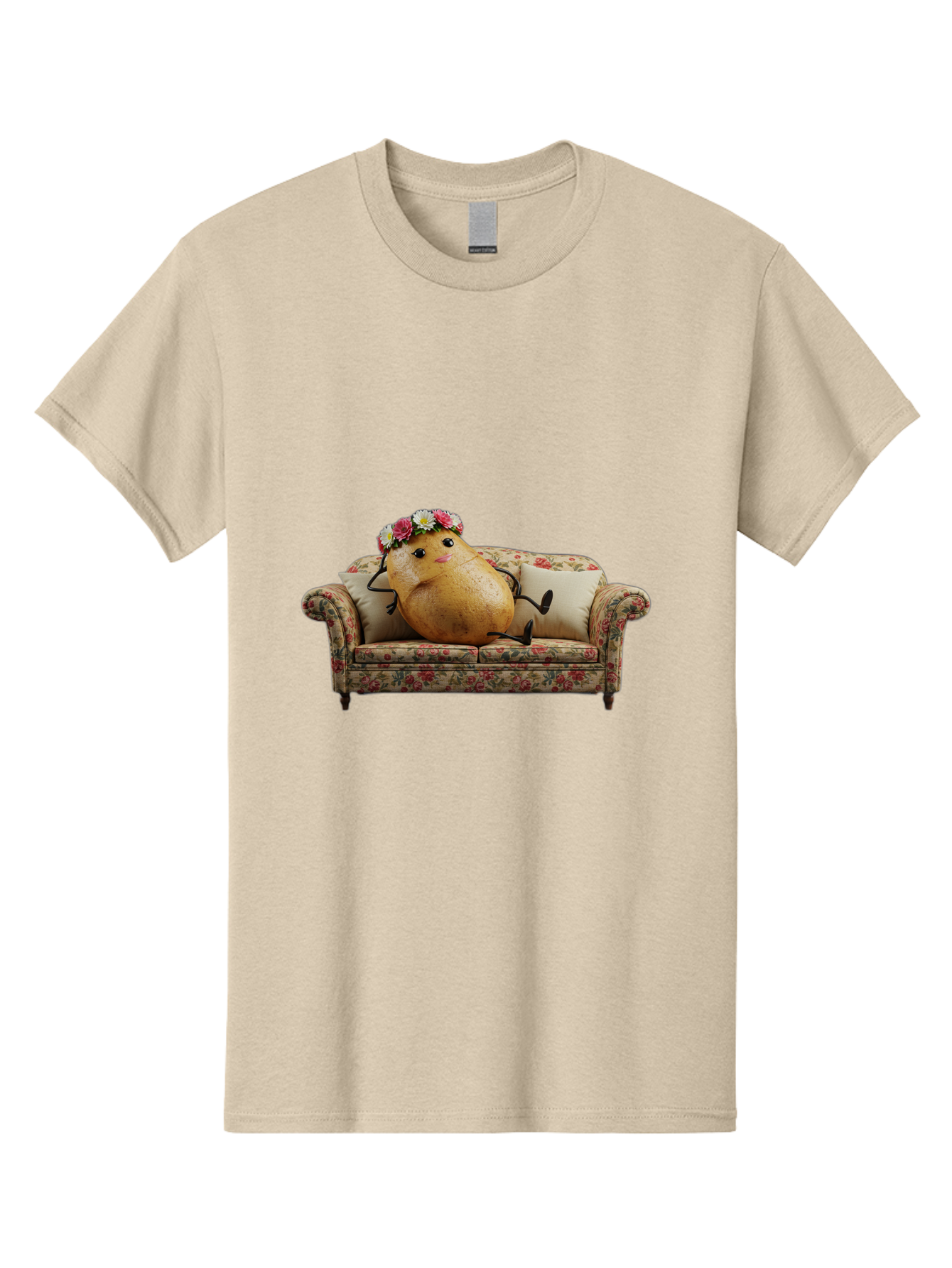 Potato-With-Flowers-On-Sofa Men'S Graphic Tee, 100% Cotton, Comfortable Casual Summer Wear, Machine Washable, Vintage Camera, Old Camera, Antique Camera, Black Camera, Classic Photography, Photography Equipment, Nostalgic Device, Film Camera, Bai253 15