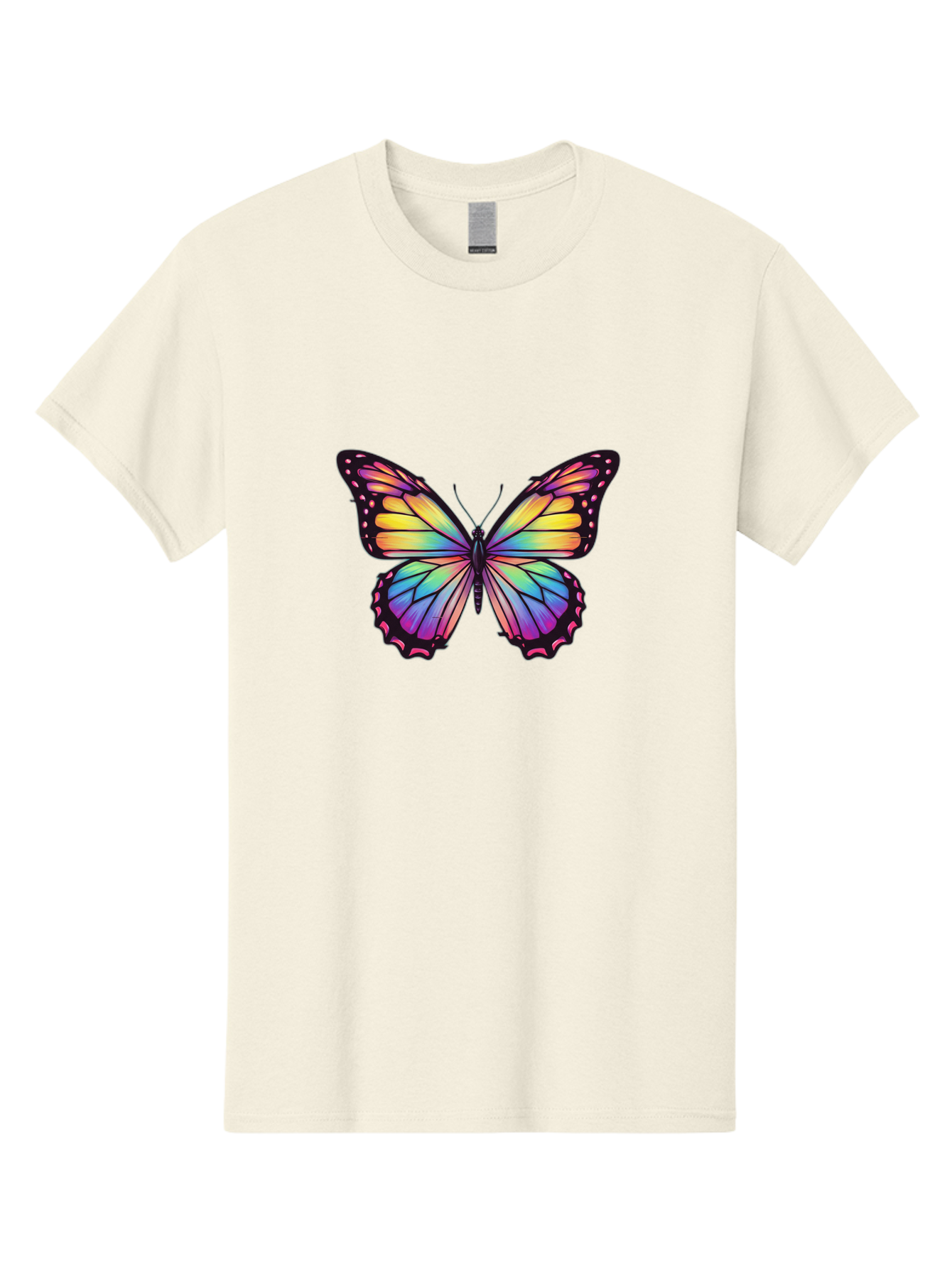 Rainbow-Butterfly-1 Men'S Graphic Tee, 100% Cotton, Comfortable Casual Summer Wear, Machine Washable, Vintage Camera, Old Camera, Antique Camera, Black Camera, Classic Photography, Photography Equipment, Nostalgic Device, Film Camera, Bai286 13