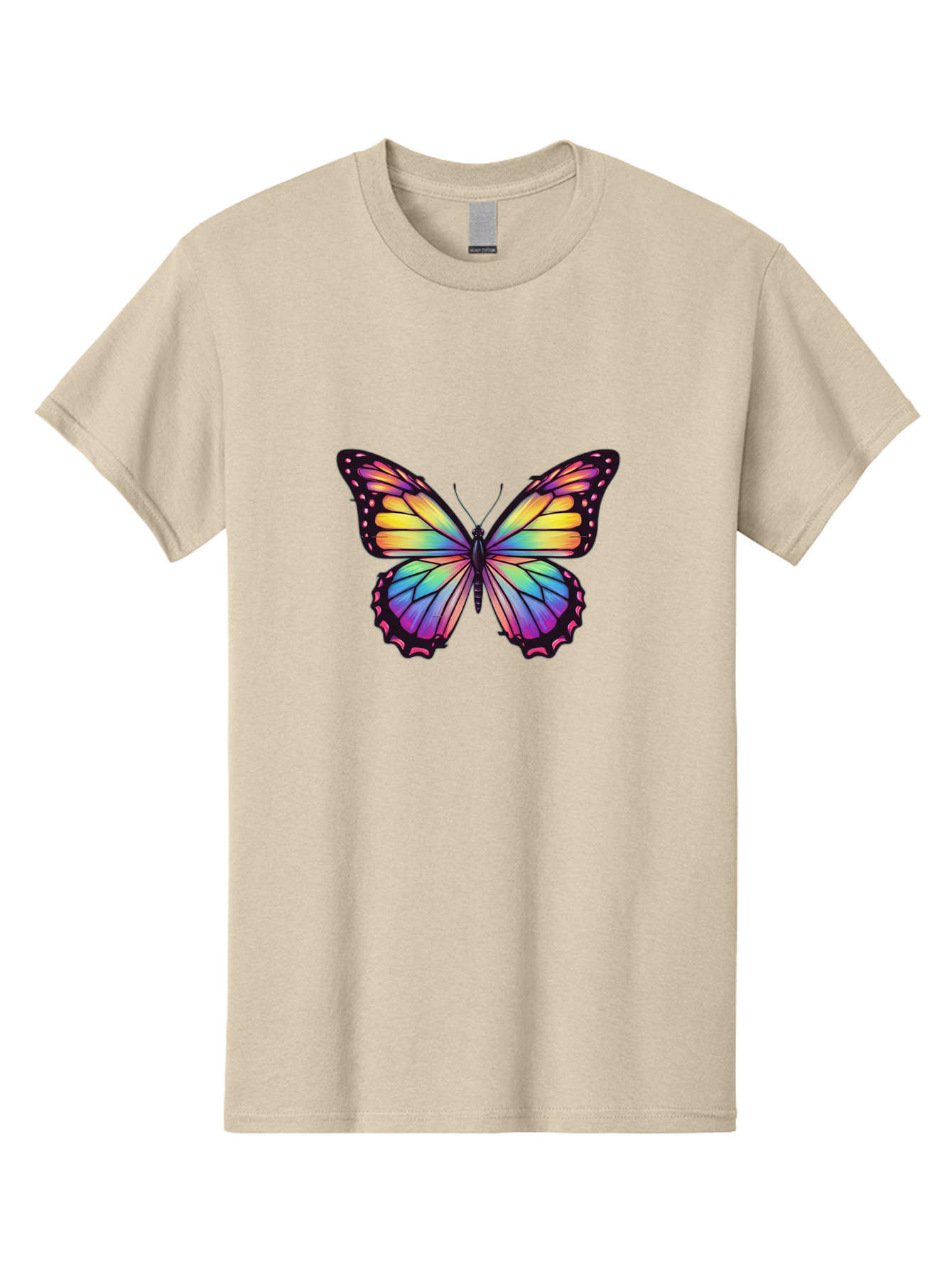 Rainbow-Butterfly-1 Men'S Graphic Tee, 100% Cotton, Comfortable Casual Summer Wear, Machine Washable, Vintage Camera, Old Camera, Antique Camera, Black Camera, Classic Photography, Photography Equipment, Nostalgic Device, Film Camera, Bai286 8