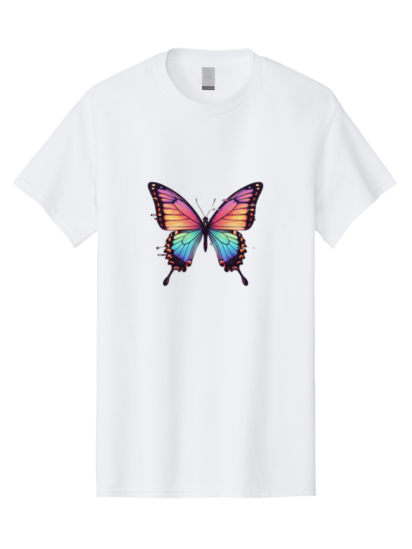 Rainbow-Butterfly Men'S Graphic Tee, 100% Cotton, Comfortable Casual Summer Wear, Machine Washable, Vintage Camera, Old Camera, Antique Camera, Black Camera, Classic Photography, Photography Equipment, Nostalgic Device, Film Camera, Camera Art Bai287 12