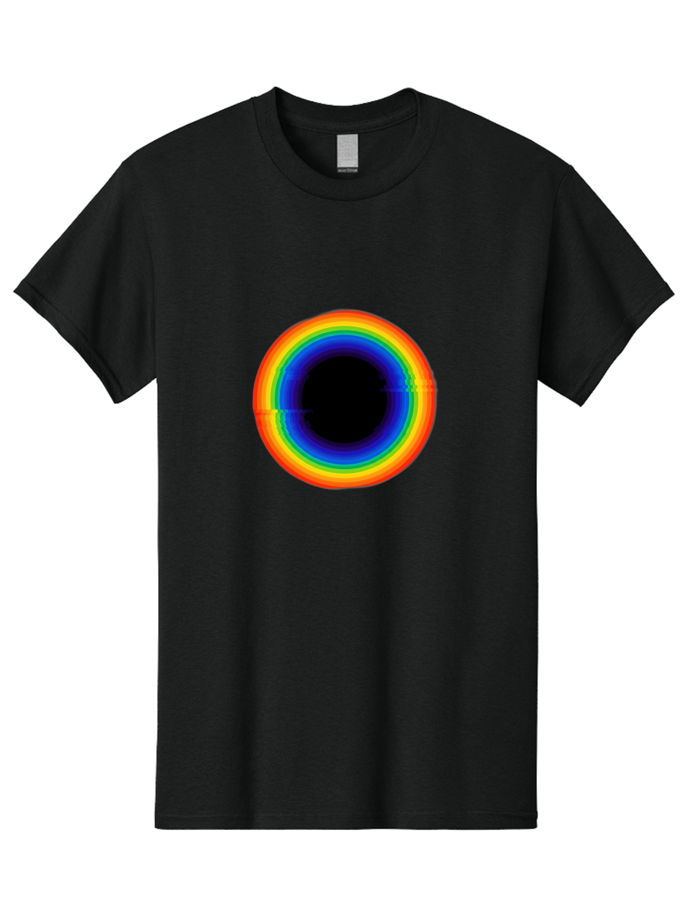Rainbow-Circle-2 Men'S Graphic Tee, 100% Cotton, Comfortable Casual Summer Wear, Machine Washable, Vintage Camera, Old Camera, Antique Camera, Black Camera, Classic Photography, Photography Equipment, Nostalgic Device, Film Camera, Camera Art Bai289 5