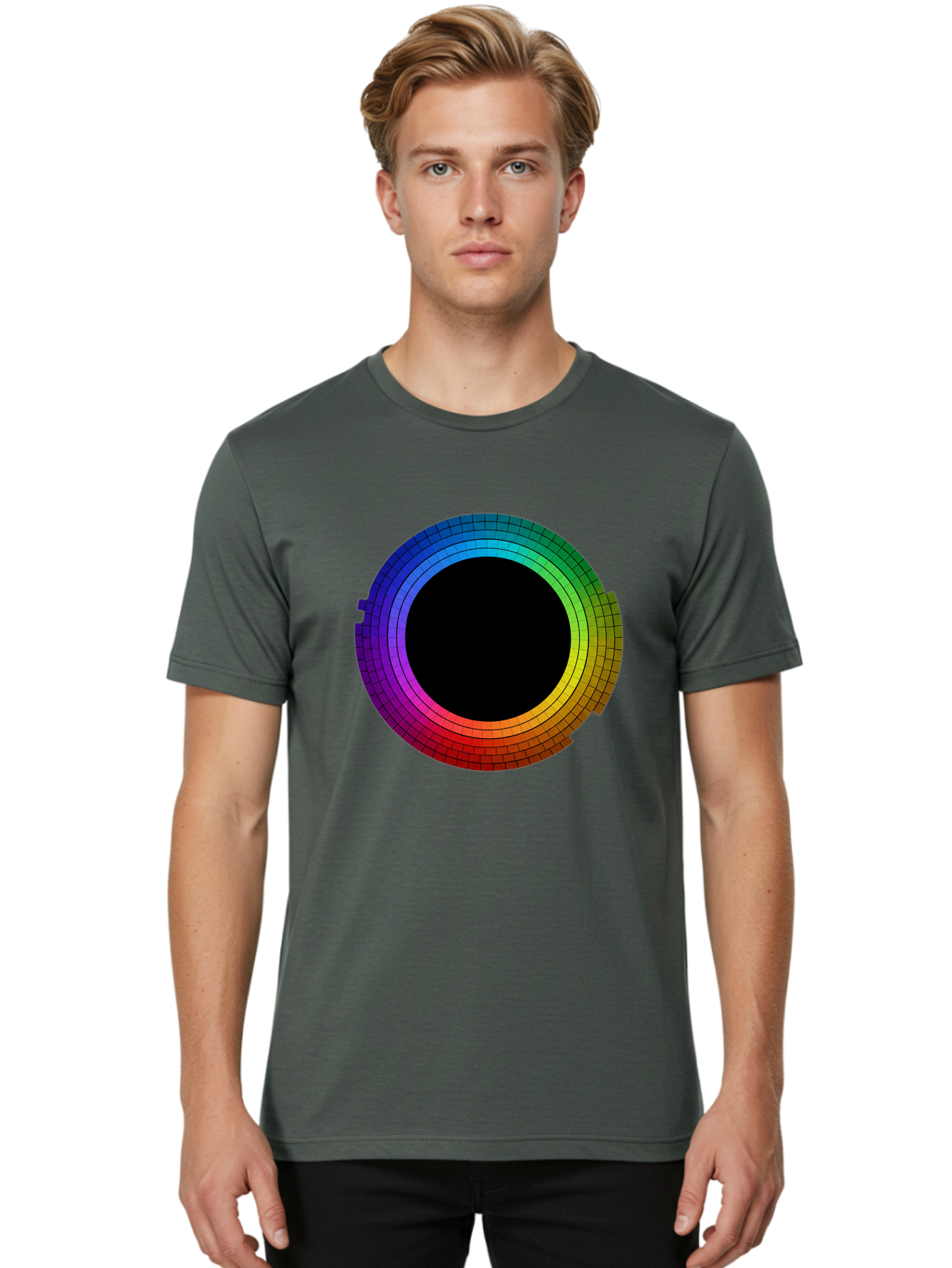 Rainbow-Circle Men'S Graphic Tee, 100% Cotton, Comfortable Casual Summer Wear, Machine Washable, Vintage Camera, Old Camera, Antique Camera, Black Camera, Classic Photography, Photography Equipment, Nostalgic Device, Film Camera, Camera Art Bai291 23