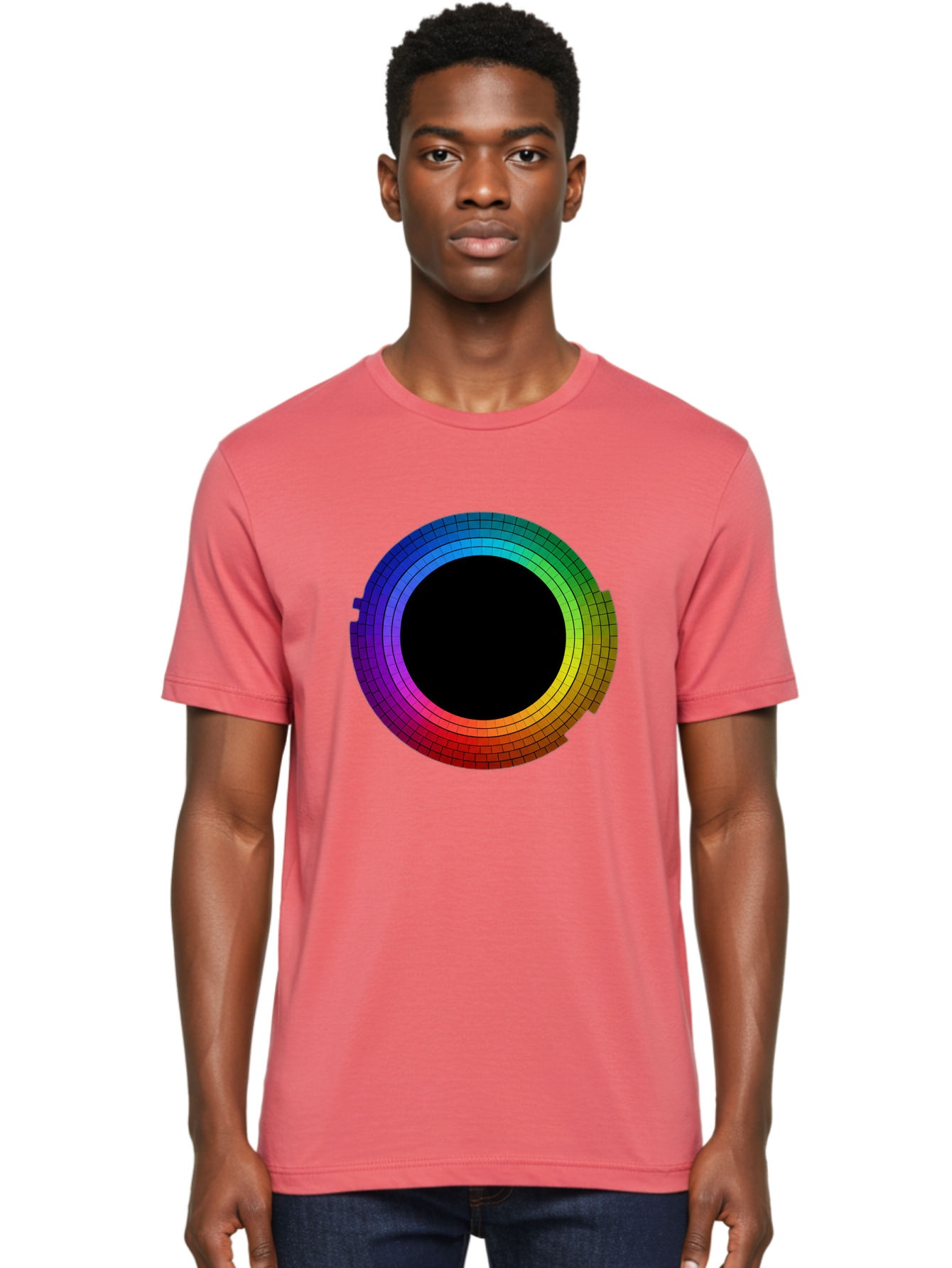 Rainbow-Circle Men'S Graphic Tee, 100% Cotton, Comfortable Casual Summer Wear, Machine Washable, Vintage Camera, Old Camera, Antique Camera, Black Camera, Classic Photography, Photography Equipment, Nostalgic Device, Film Camera, Camera Art Bai291 17