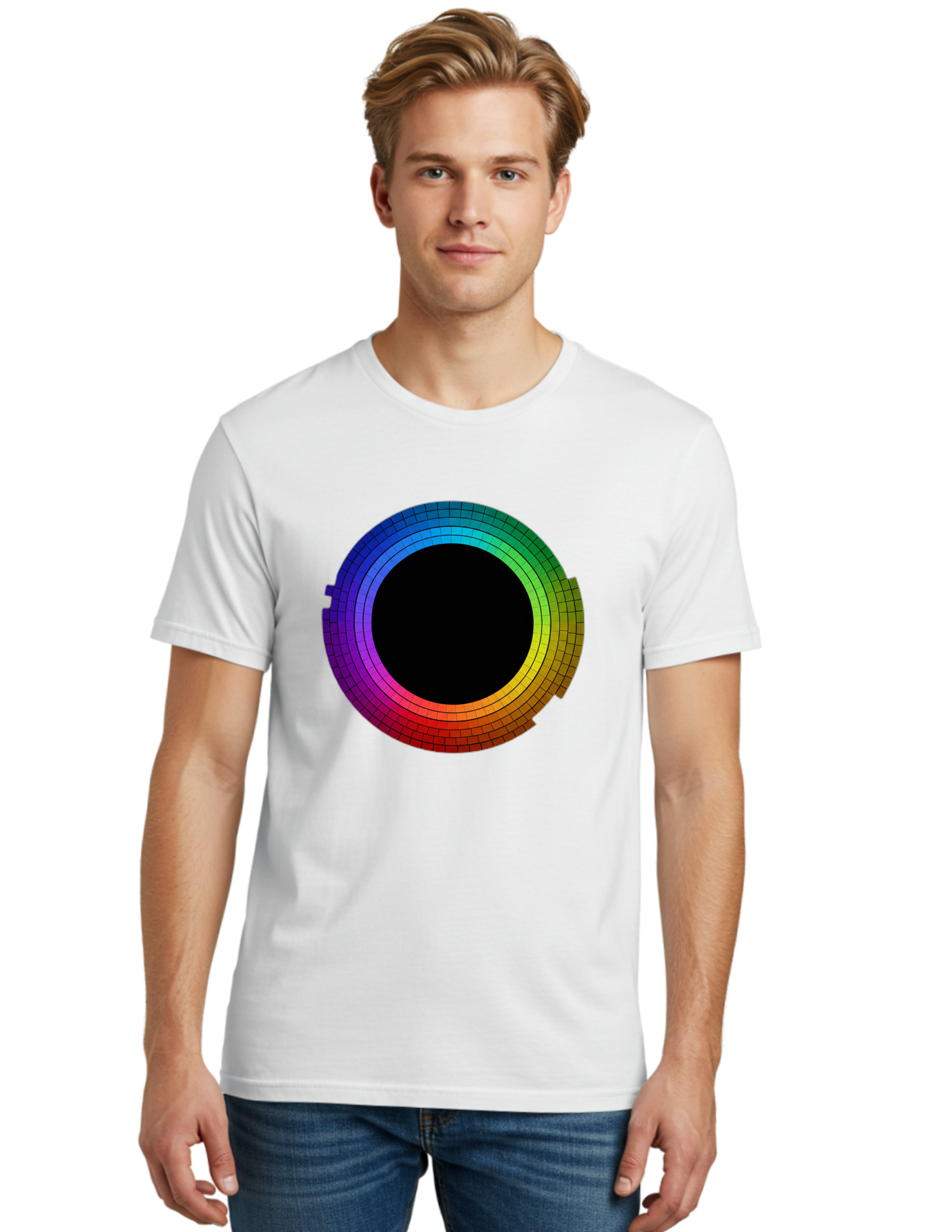 Rainbow-Circle Men'S Graphic Tee, 100% Cotton, Comfortable Casual Summer Wear, Machine Washable, Vintage Camera, Old Camera, Antique Camera, Black Camera, Classic Photography, Photography Equipment, Nostalgic Device, Film Camera, Camera Art Bai291 22