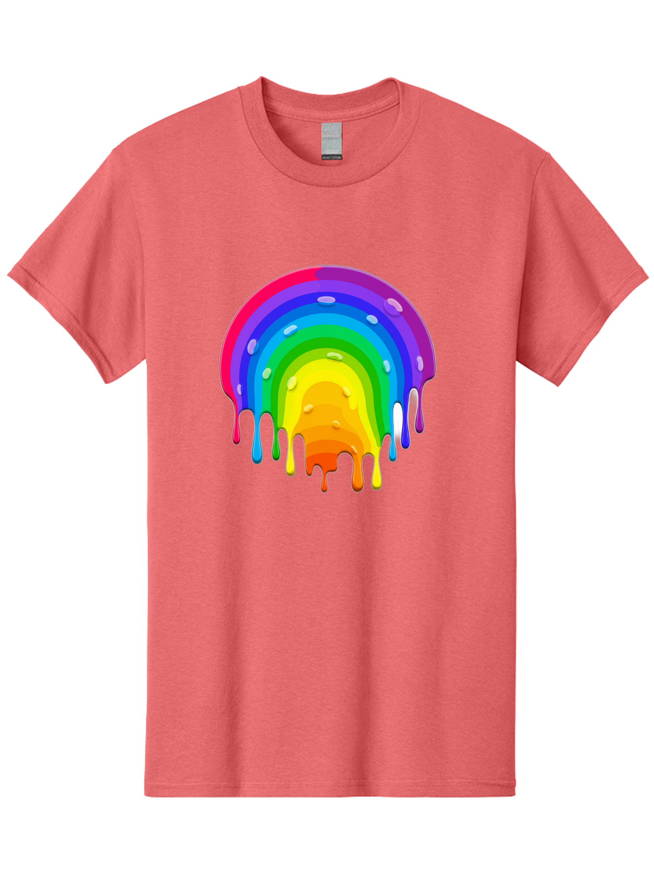 Rainbow-Dripping Men'S Graphic Tee, 100% Cotton, Comfortable Casual Summer Wear, Machine Washable, Vintage Camera, Old Camera, Antique Camera, Black Camera, Classic Photography, Photography Equipment, Nostalgic Device, Film Camera, Camera Art Bai292 1