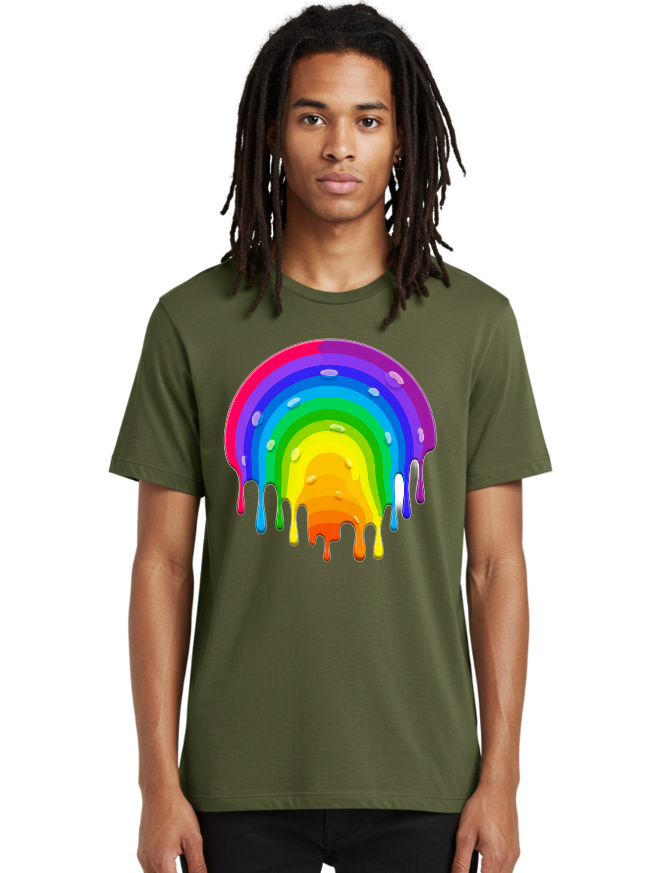 Rainbow-Dripping Men'S Graphic Tee, 100% Cotton, Comfortable Casual Summer Wear, Machine Washable, Vintage Camera, Old Camera, Antique Camera, Black Camera, Classic Photography, Photography Equipment, Nostalgic Device, Film Camera, Camera Art Bai292 29