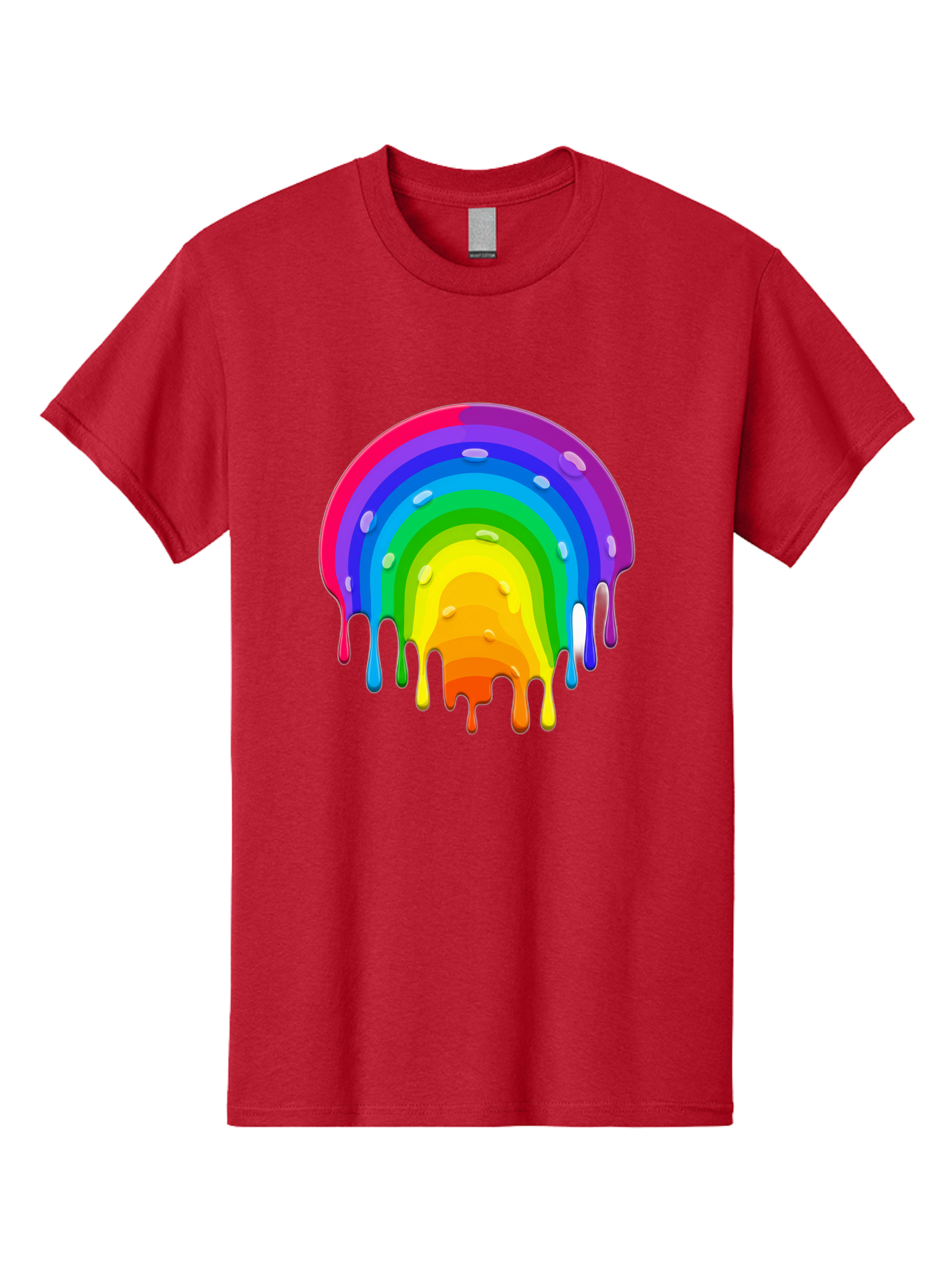 Rainbow-Dripping Men'S Graphic Tee, 100% Cotton, Comfortable Casual Summer Wear, Machine Washable, Vintage Camera, Old Camera, Antique Camera, Black Camera, Classic Photography, Photography Equipment, Nostalgic Device, Film Camera, Camera Art Bai292 2