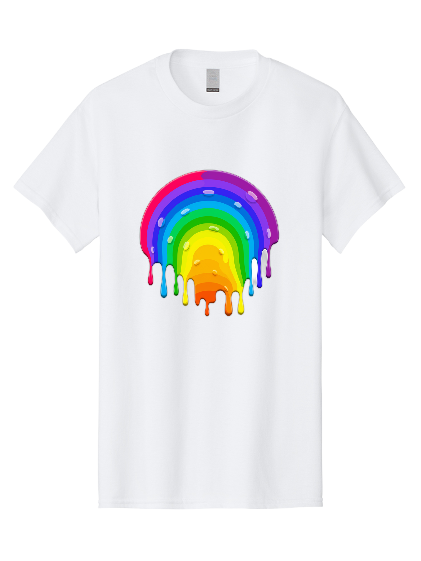 Rainbow-Dripping Men'S Graphic Tee, 100% Cotton, Comfortable Casual Summer Wear, Machine Washable, Vintage Camera, Old Camera, Antique Camera, Black Camera, Classic Photography, Photography Equipment, Nostalgic Device, Film Camera, Camera Art Bai292 5