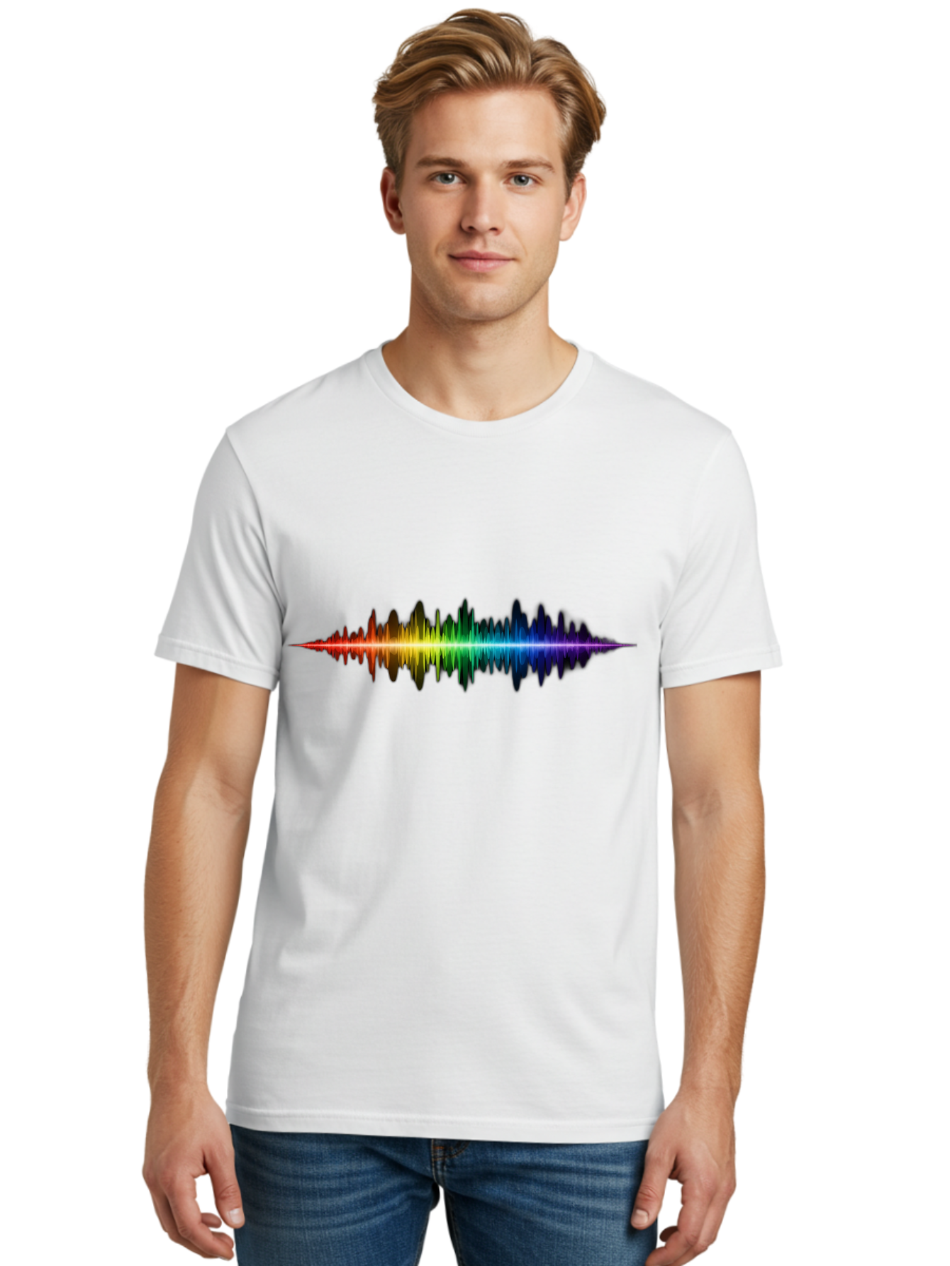 Rainbow-Sound-Wave Men'S Graphic Tee, 100% Cotton, Comfortable Casual Summer Wear, Machine Washable, Vintage Camera, Old Camera, Antique Camera, Black Camera, Classic Photography, Photography Equipment, Nostalgic Device, Film Camera, Bai295 18