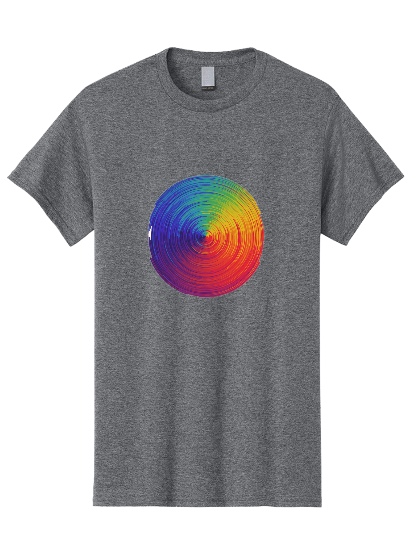 Rainbow-Spiral-Circle Men'S Graphic Tee, 100% Cotton, Comfortable Casual Summer Wear, Machine Washable, Vintage Camera, Old Camera, Antique Camera, Black Camera, Classic Photography, Photography Equipment, Nostalgic Device, Film Camera, Bai296 9