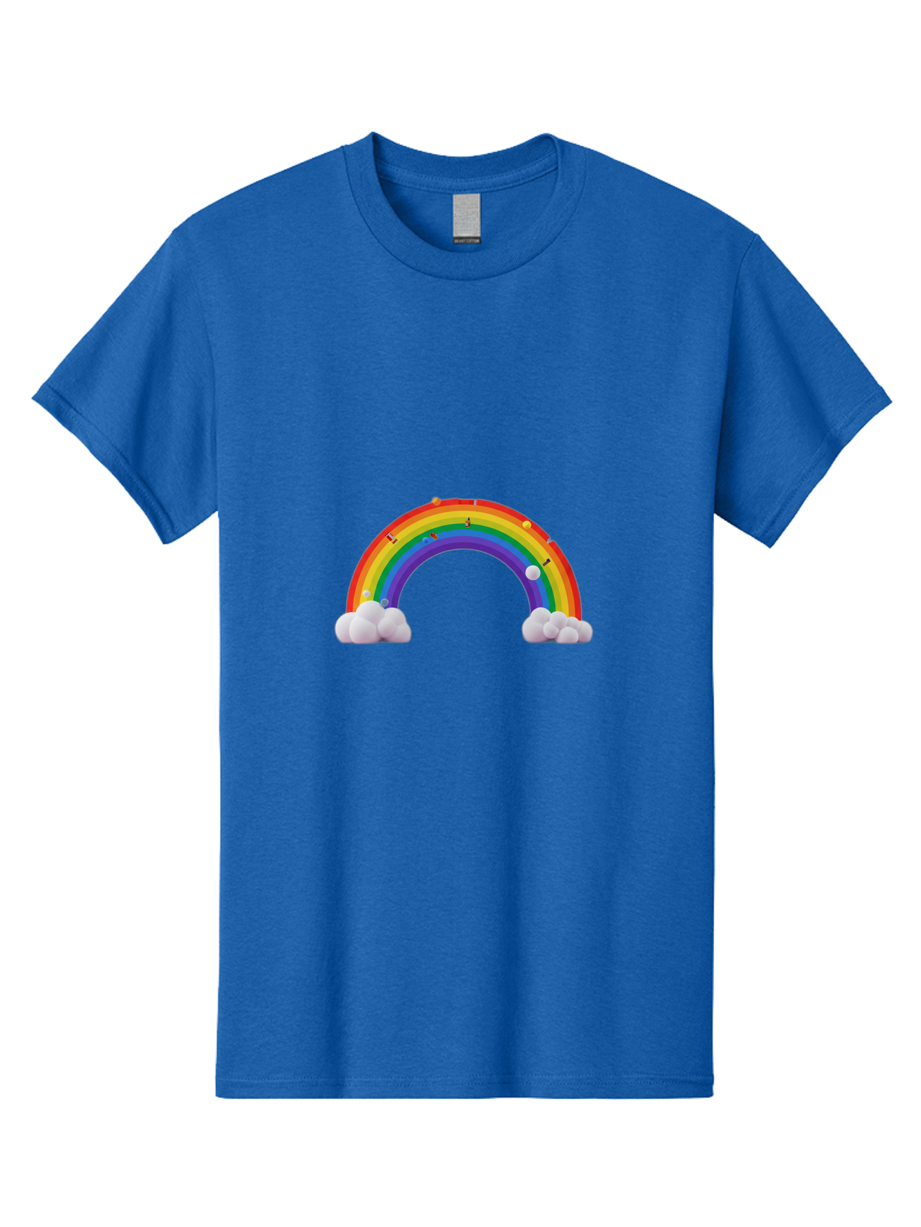 Rainbow-With-Clouds Men'S Graphic Tee, 100% Cotton, Comfortable Casual Summer Wear, Machine Washable, Vintage Camera, Old Camera, Antique Camera, Black Camera, Classic Photography, Photography Equipment, Nostalgic Device, Film Camera, Bai298 3