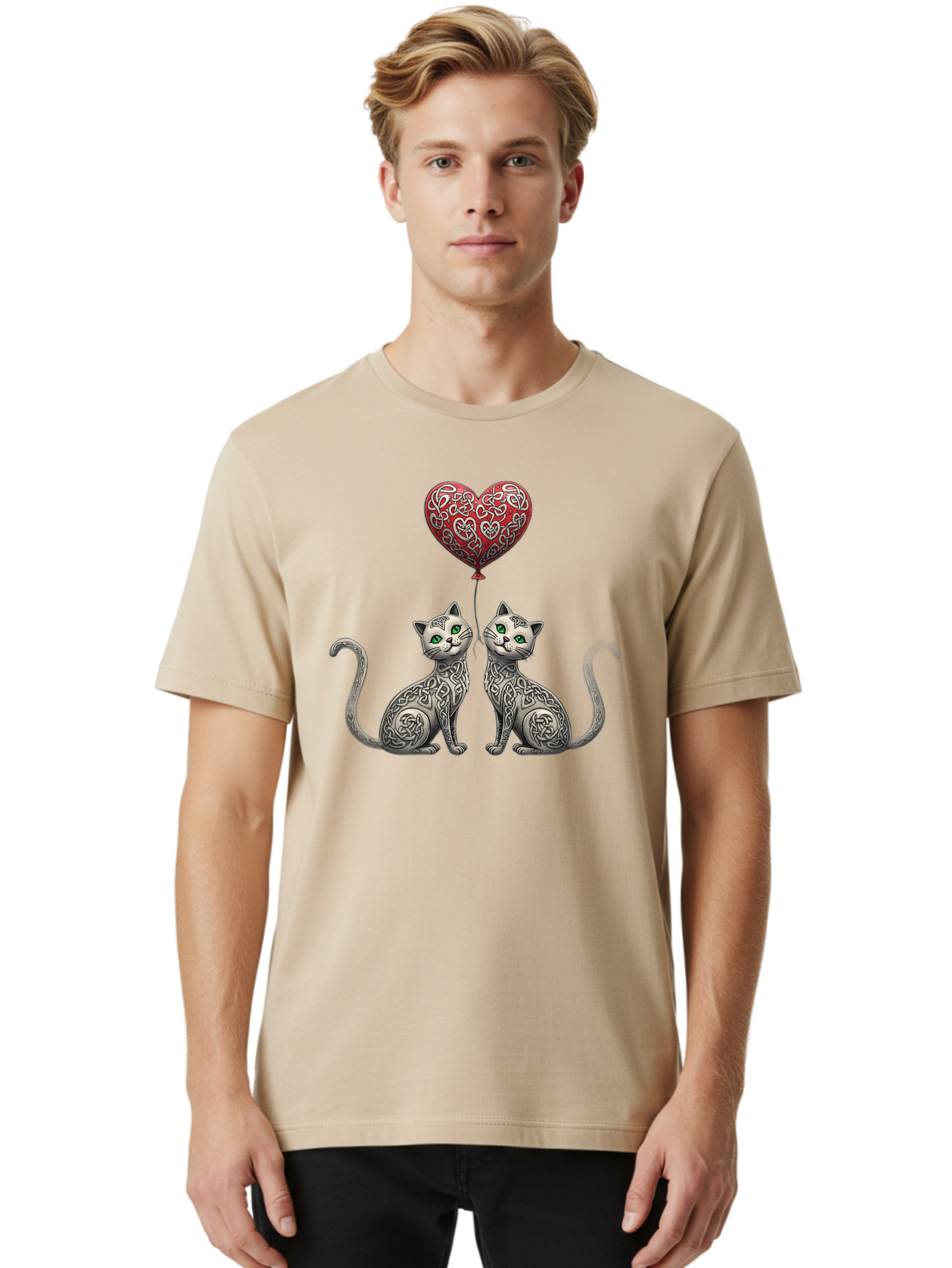 Red-Heart-Cats Men'S Graphic Tee, 100% Cotton, Comfortable Casual Summer Wear, Machine Washable, Vintage Camera, Old Camera, Antique Camera, Black Camera, Classic Photography, Photography Equipment, Nostalgic Device, Film Camera, Camera Art Bai301 18