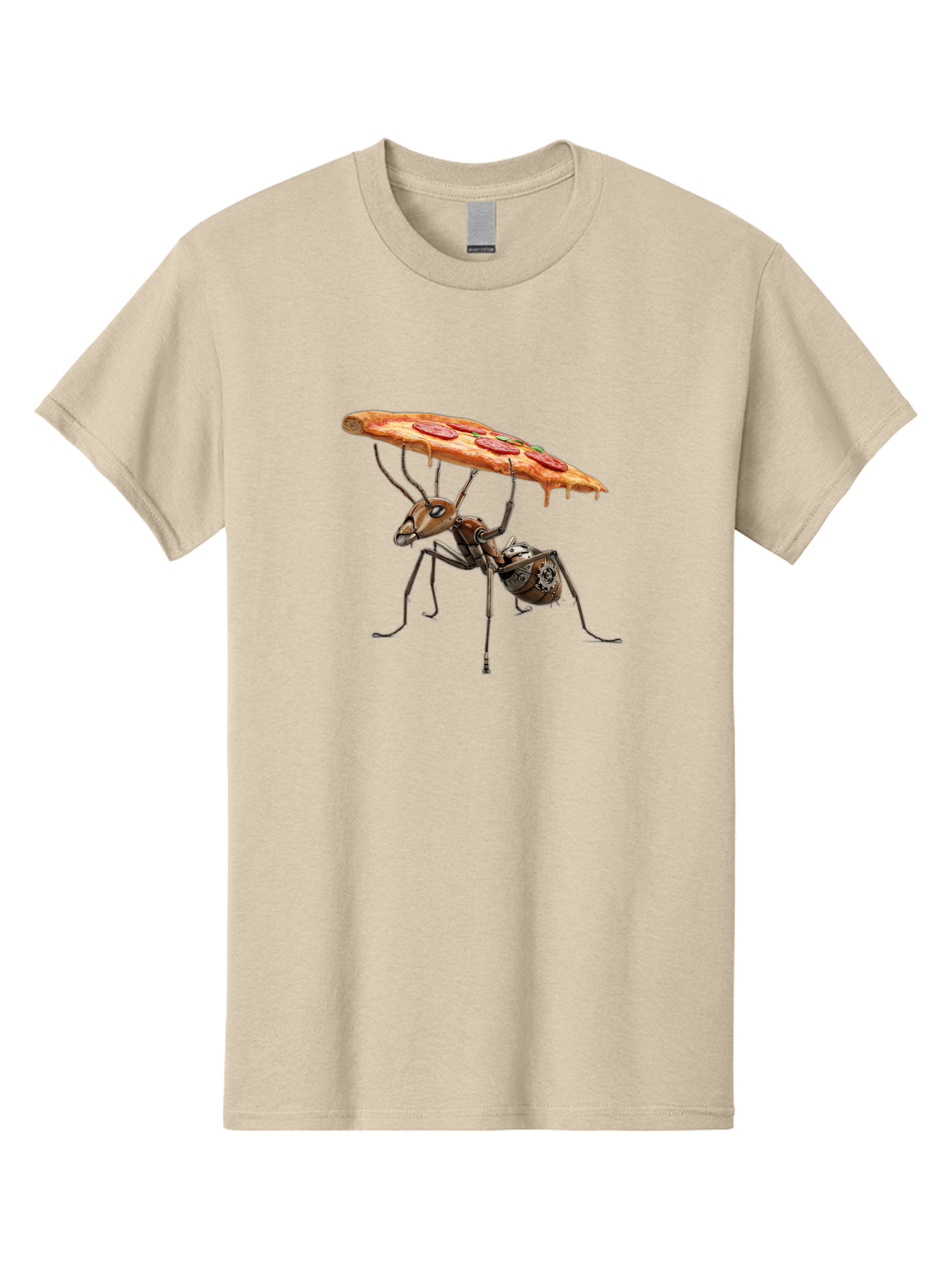Robot-Ant-Pizza-Carrier Men'S Graphic Tee, 100% Cotton, Comfortable Casual Summer Wear, Machine Washable, Vintage Camera, Old Camera, Antique Camera, Black Camera, Classic Photography, Photography Equipment, Nostalgic Device, Film Camera, Bai303 13