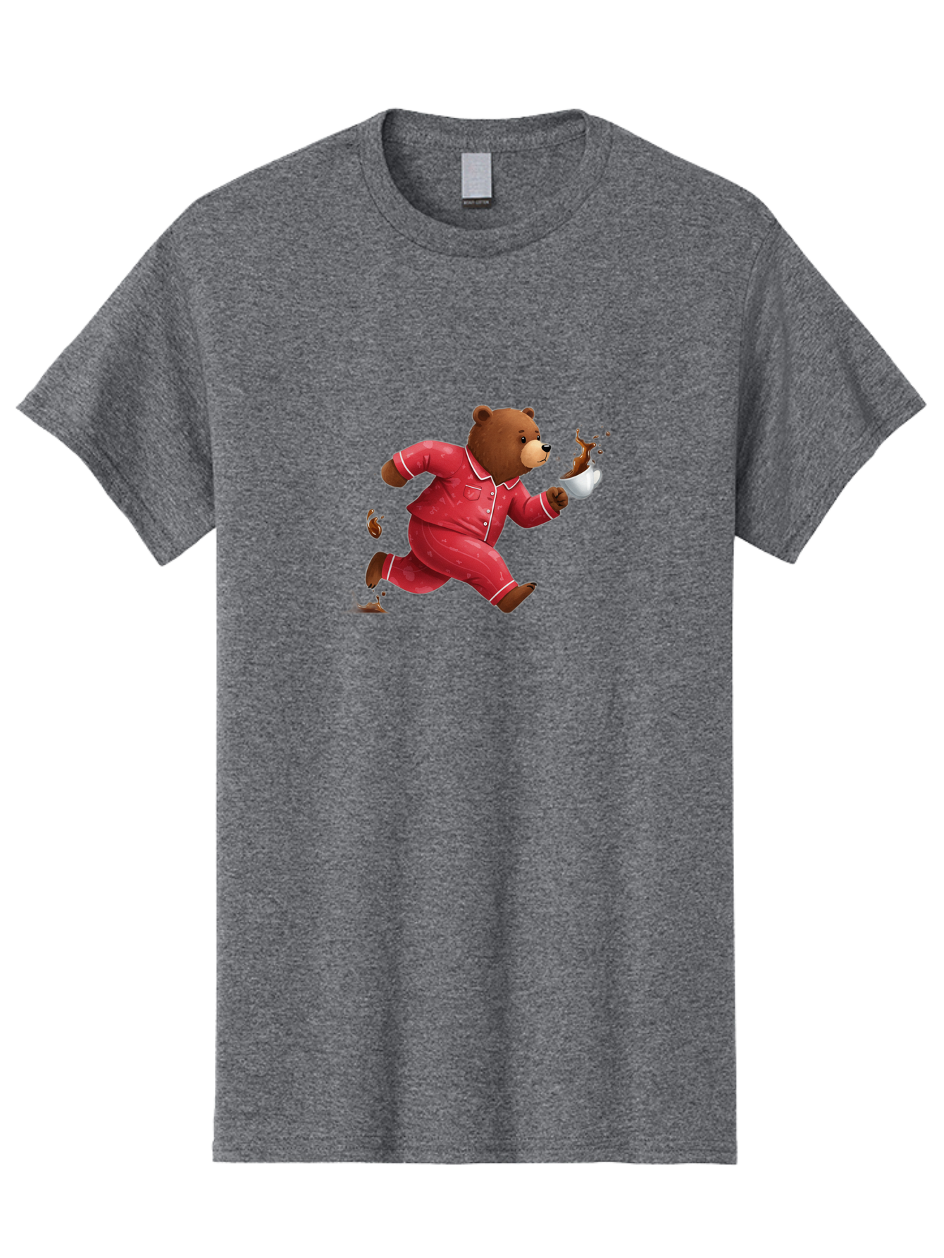Running-Bear-With-Coffee Men'S Graphic Tee, 100% Cotton, Comfortable Casual Summer Wear, Machine Washable, Vintage Camera, Old Camera, Antique Camera, Black Camera, Classic Photography, Photography Equipment, Nostalgic Device, Film Camera, Bai309 11