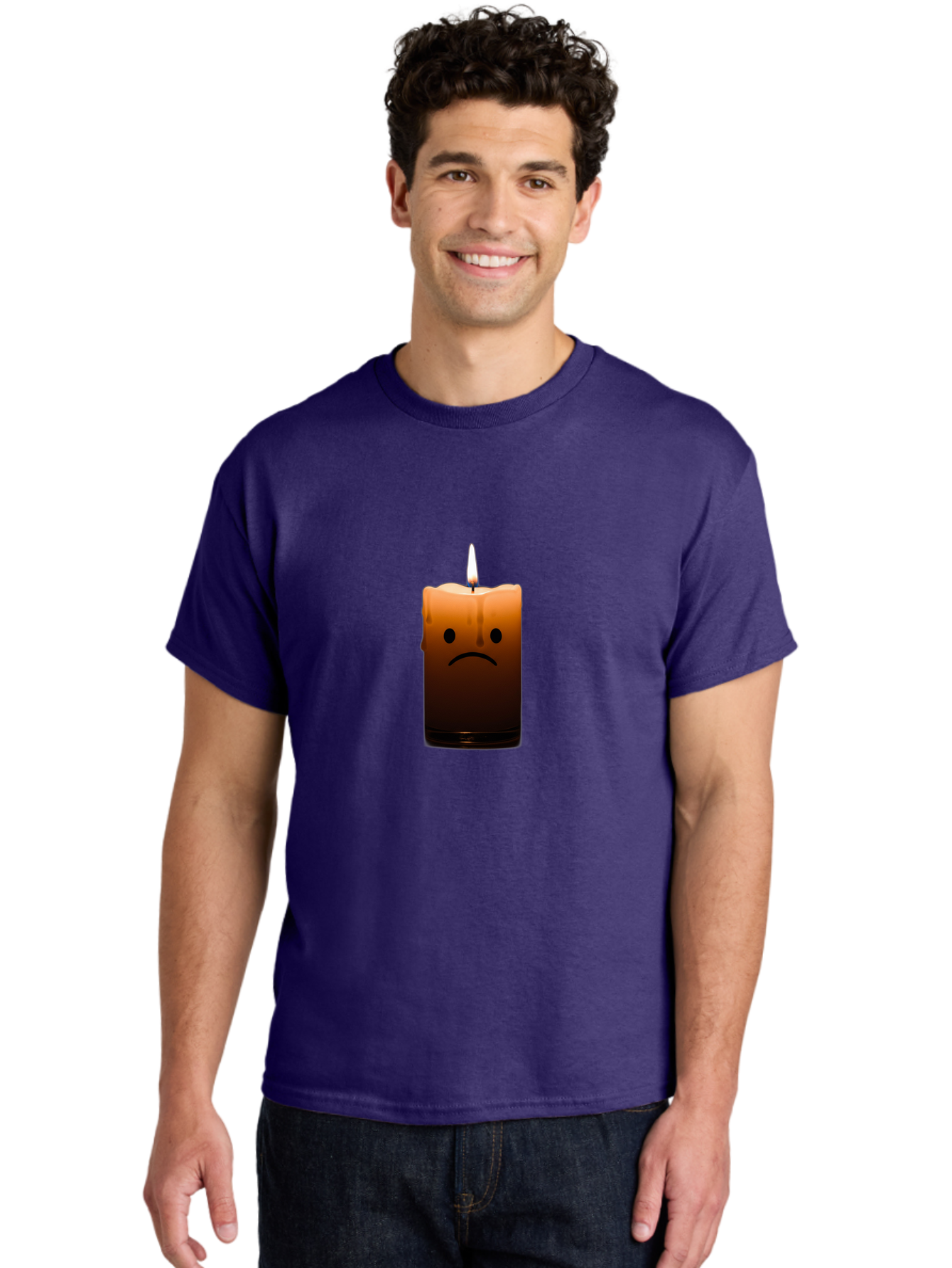Sad-Candle-1 Men'S Graphic Tee, 100% Cotton, Comfortable Casual Summer Wear, Machine Washable, Vintage Camera, Old Camera, Antique Camera, Black Camera, Classic Photography, Photography Equipment, Nostalgic Device, Film Camera, Camera Art Bai311 25