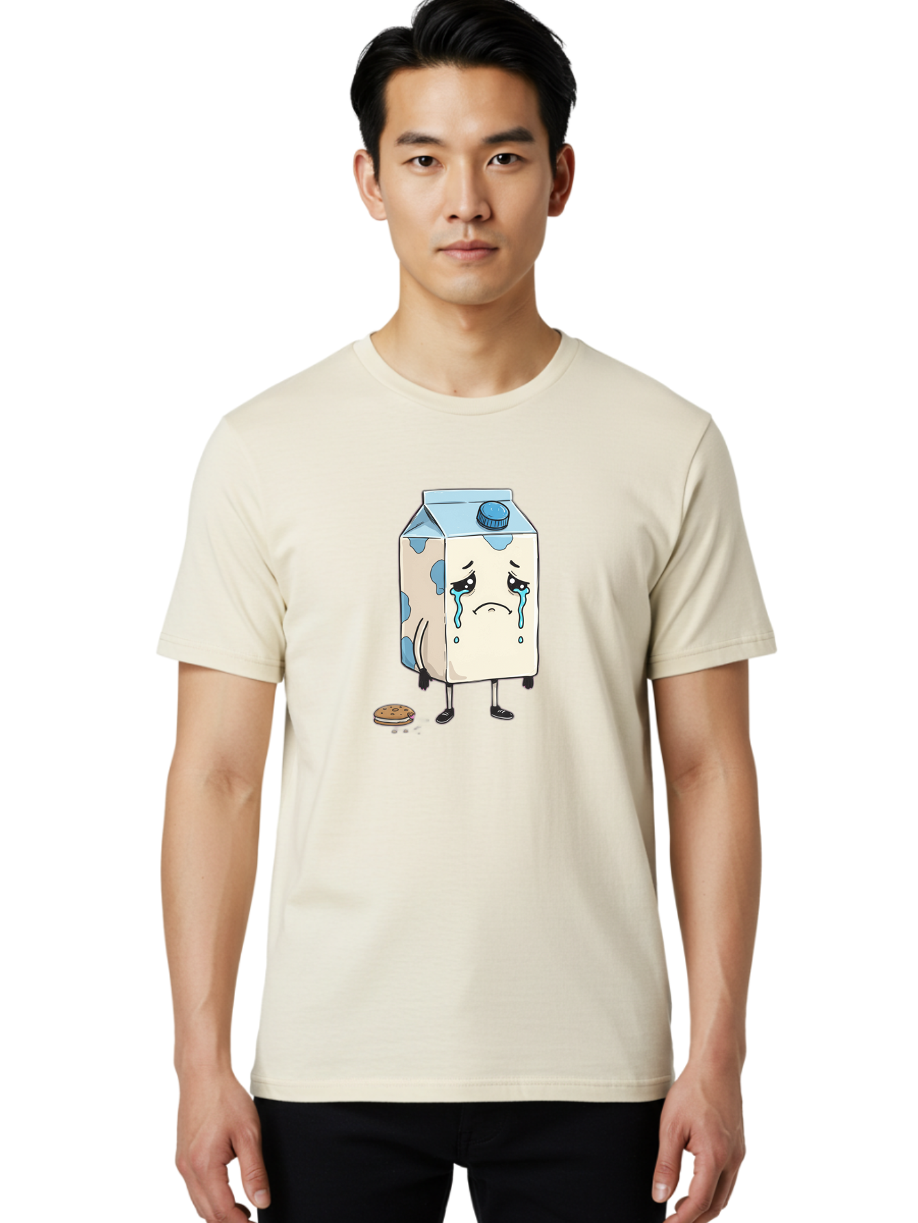 Sad-Milk-2 Men'S Graphic Tee, 100% Cotton, Comfortable Casual Summer Wear, Machine Washable, Vintage Camera, Old Camera, Antique Camera, Black Camera, Classic Photography, Photography Equipment, Nostalgic Device, Film Camera, Camera Art Bai319 18
