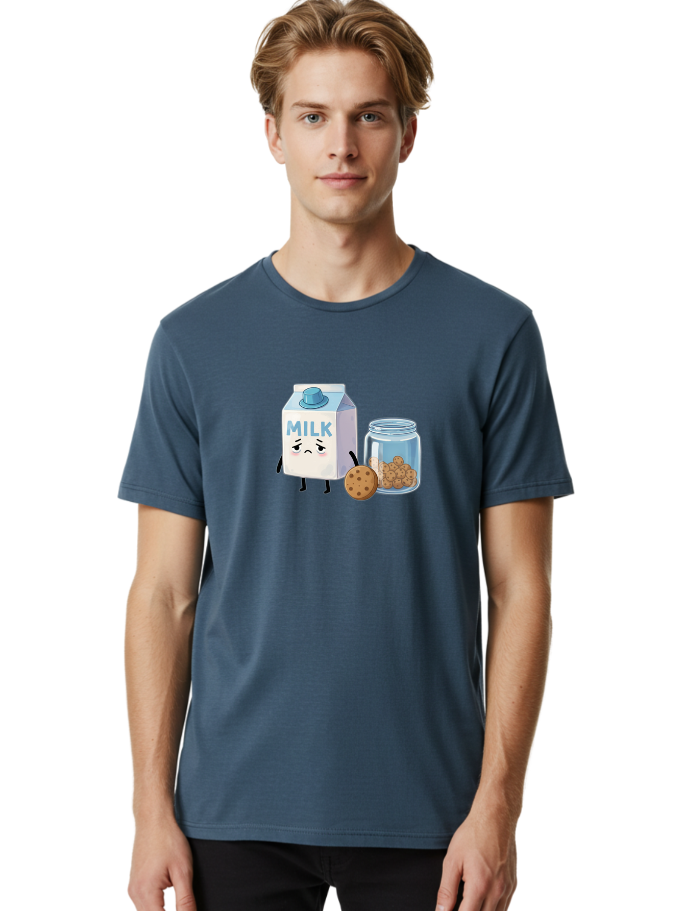 Sad-Milk-3 Men'S Graphic Tee, 100% Cotton, Comfortable Casual Summer Wear, Machine Washable, Vintage Camera, Old Camera, Antique Camera, Black Camera, Classic Photography, Photography Equipment, Nostalgic Device, Film Camera, Camera Art Bai320 18