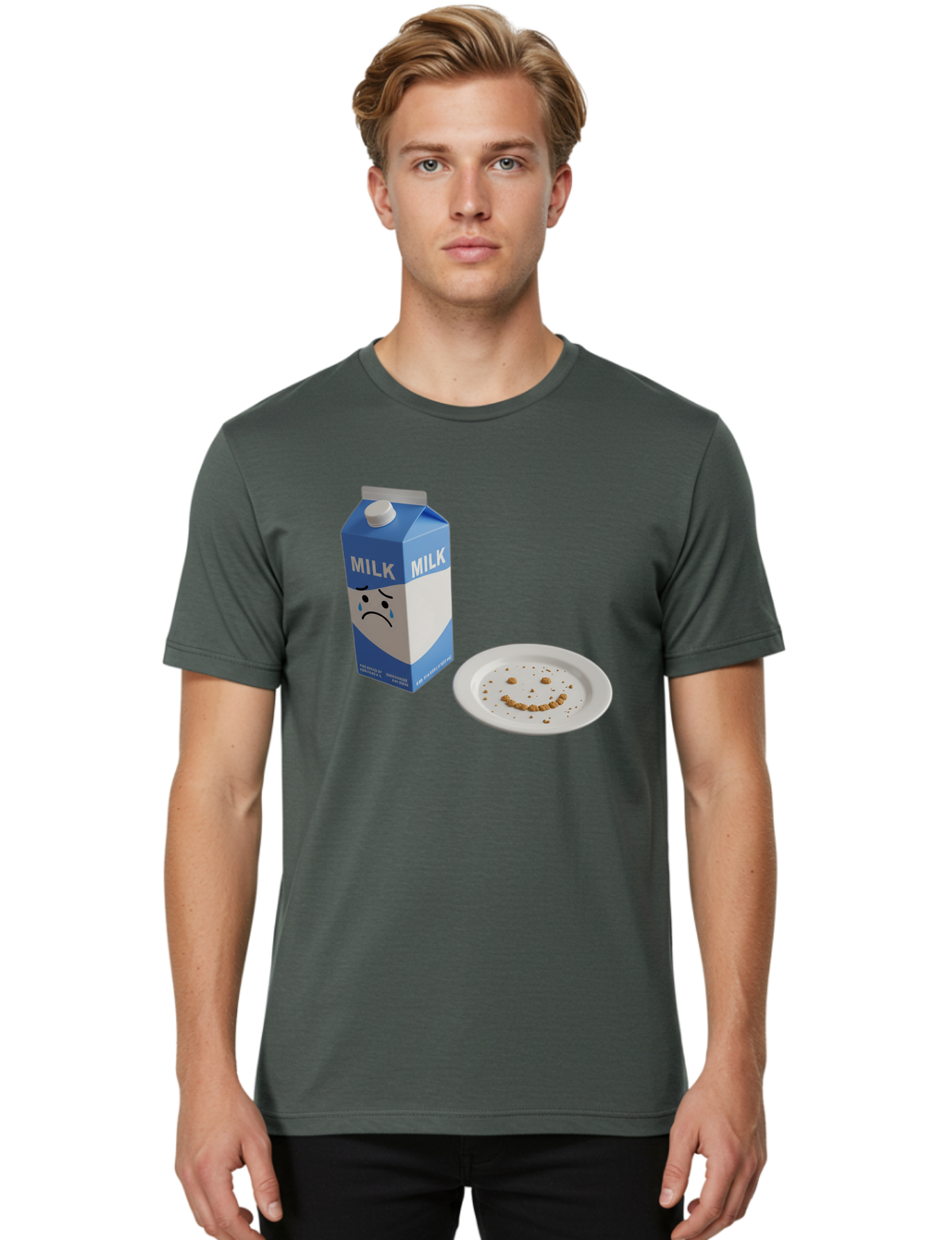 Sad-Milk-4 Men'S Graphic Tee, 100% Cotton, Comfortable Casual Summer Wear, Machine Washable, Vintage Camera, Old Camera, Antique Camera, Black Camera, Classic Photography, Photography Equipment, Nostalgic Device, Film Camera, Camera Art Bai321 17