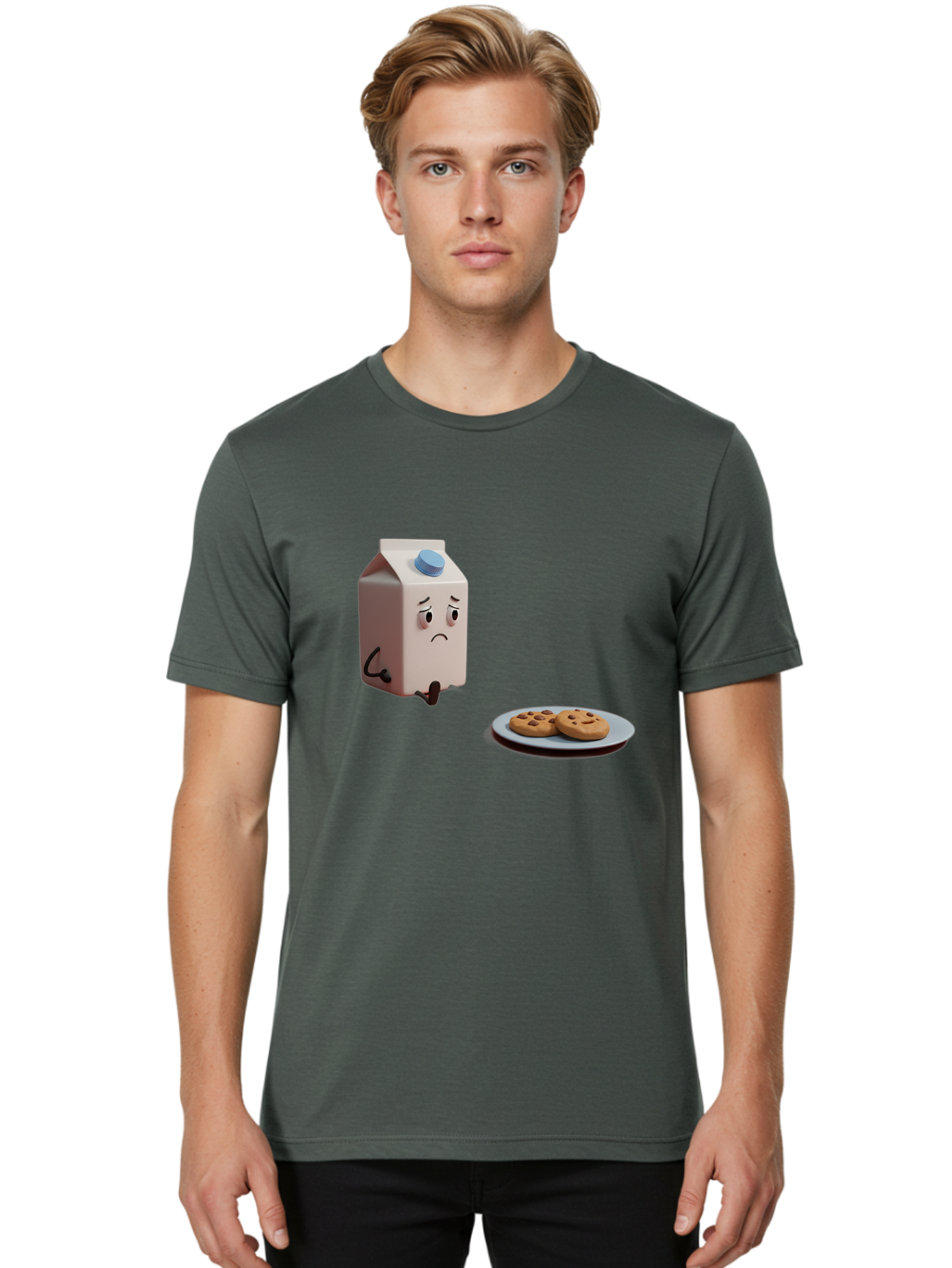 Sad-Milk-7 Men'S Graphic Tee, 100% Cotton, Comfortable Casual Summer Wear, Machine Washable, Vintage Camera, Old Camera, Antique Camera, Black Camera, Classic Photography, Photography Equipment, Nostalgic Device, Film Camera, Camera Art Bai324 25