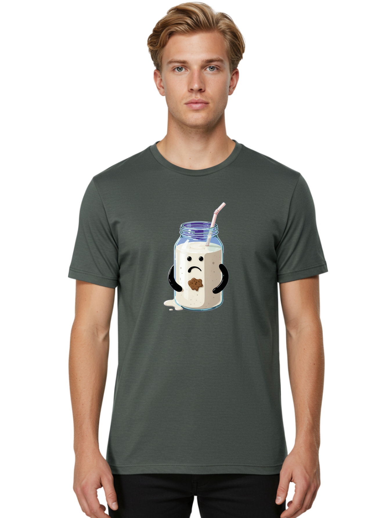 Sad-Milkshake Men'S Graphic Tee, 100% Cotton, Comfortable Casual Summer Wear, Machine Washable, Vintage Camera, Old Camera, Antique Camera, Black Camera, Classic Photography, Photography Equipment, Nostalgic Device, Film Camera, Camera Art Bai337 19