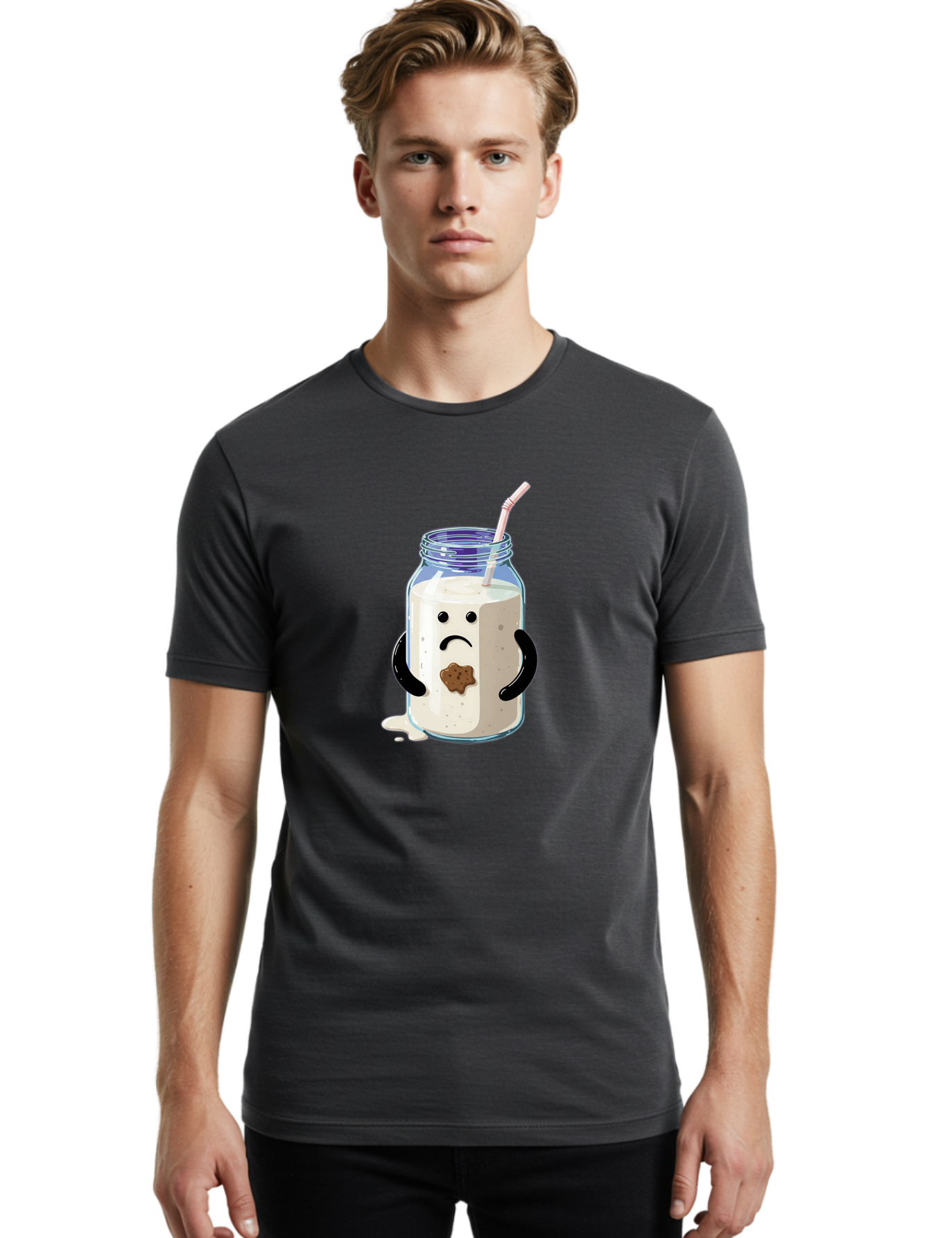 Sad-Milkshake Men'S Graphic Tee, 100% Cotton, Comfortable Casual Summer Wear, Machine Washable, Vintage Camera, Old Camera, Antique Camera, Black Camera, Classic Photography, Photography Equipment, Nostalgic Device, Film Camera, Camera Art Bai337 18