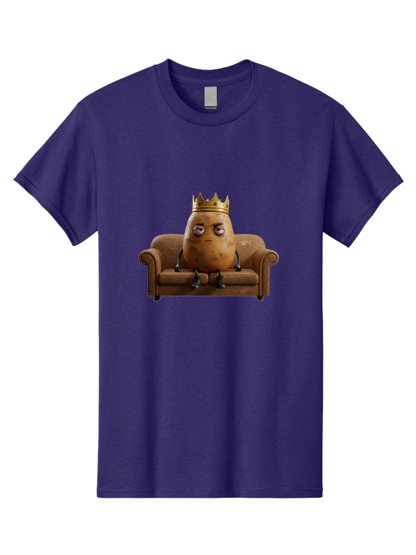 Sad-Potato-King-1 Men'S Graphic Tee, 100% Cotton, Comfortable Casual Summer Wear, Machine Washable, Vintage Camera, Old Camera, Antique Camera, Black Camera, Classic Photography, Photography Equipment, Nostalgic Device, Film Camera, Camera Art Bai338 14