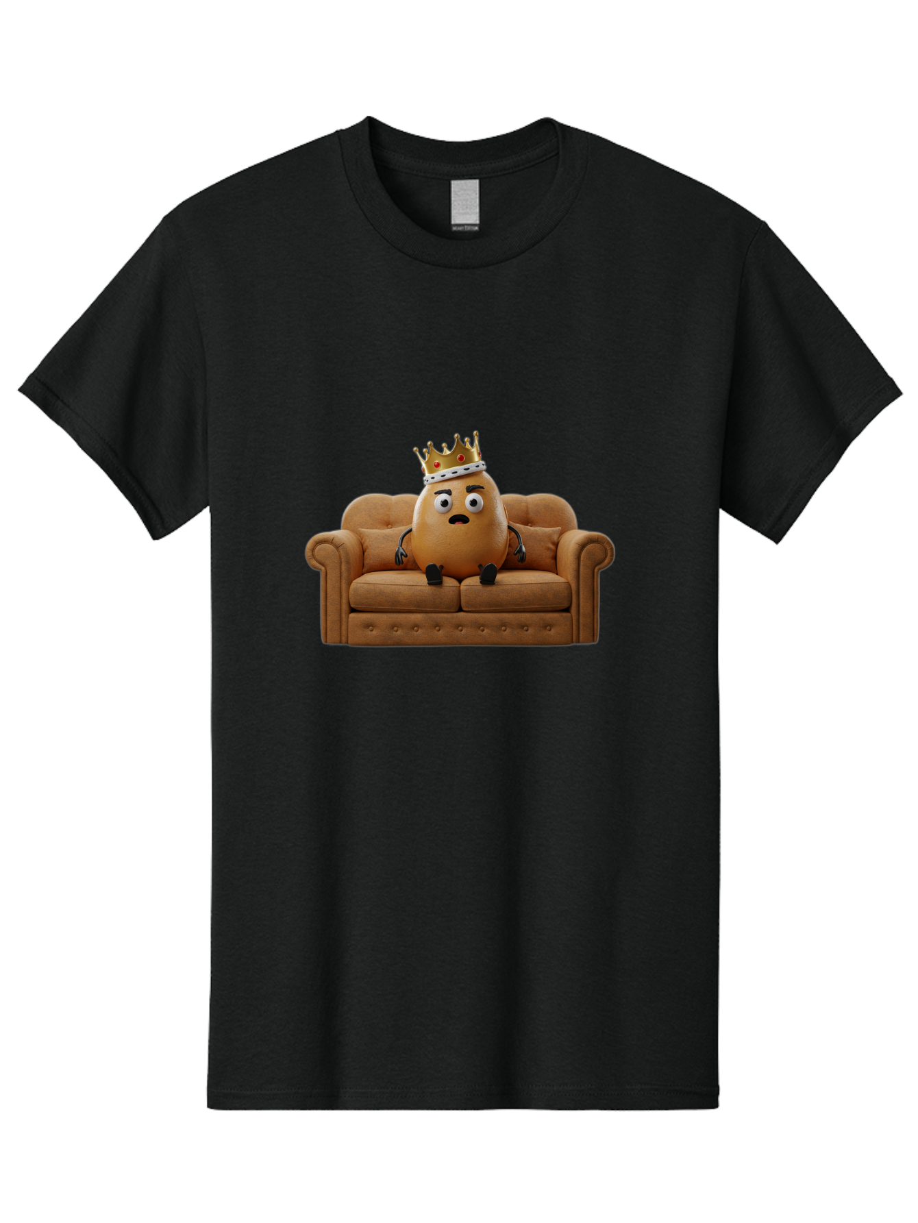 Sad-Potato-King-2 Men'S Graphic Tee, 100% Cotton, Comfortable Casual Summer Wear, Machine Washable, Vintage Camera, Old Camera, Antique Camera, Black Camera, Classic Photography, Photography Equipment, Nostalgic Device, Film Camera, Camera Art Bai339 11
