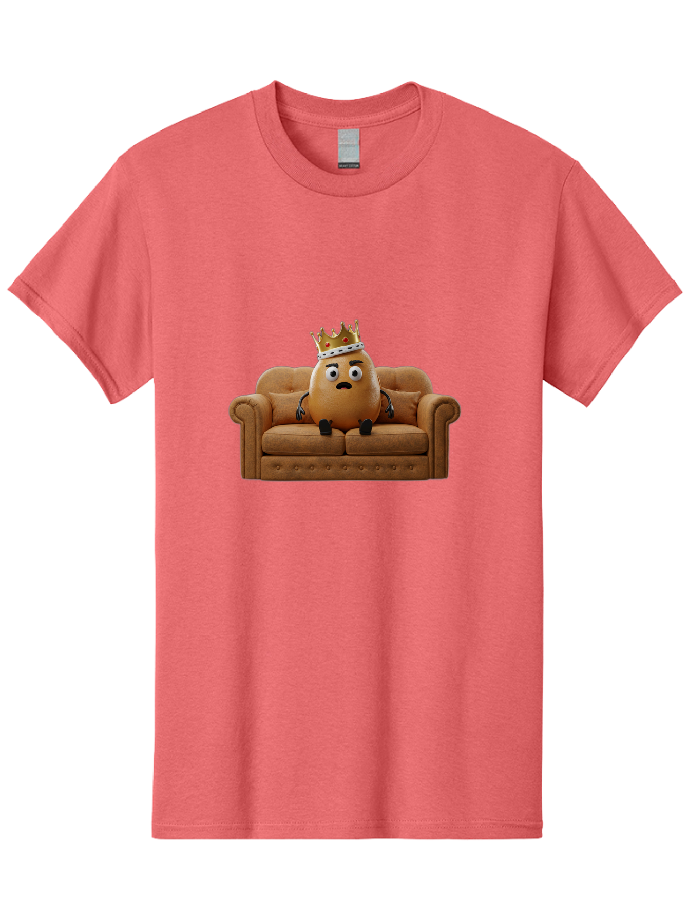 Sad-Potato-King-2 Men'S Graphic Tee, 100% Cotton, Comfortable Casual Summer Wear, Machine Washable, Vintage Camera, Old Camera, Antique Camera, Black Camera, Classic Photography, Photography Equipment, Nostalgic Device, Film Camera, Camera Art Bai339 13