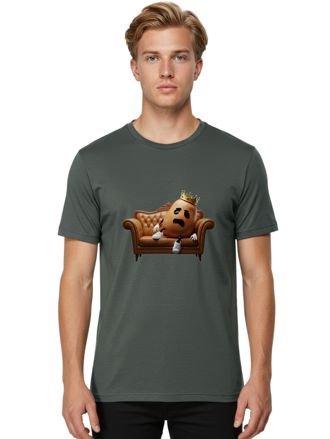Sad-Potato-King Men'S Graphic Tee, 100% Cotton, Comfortable Casual Summer Wear, Machine Washable, Vintage Camera, Old Camera, Antique Camera, Black Camera, Classic Photography, Photography Equipment, Nostalgic Device, Film Camera, Camera Art Bai340 20