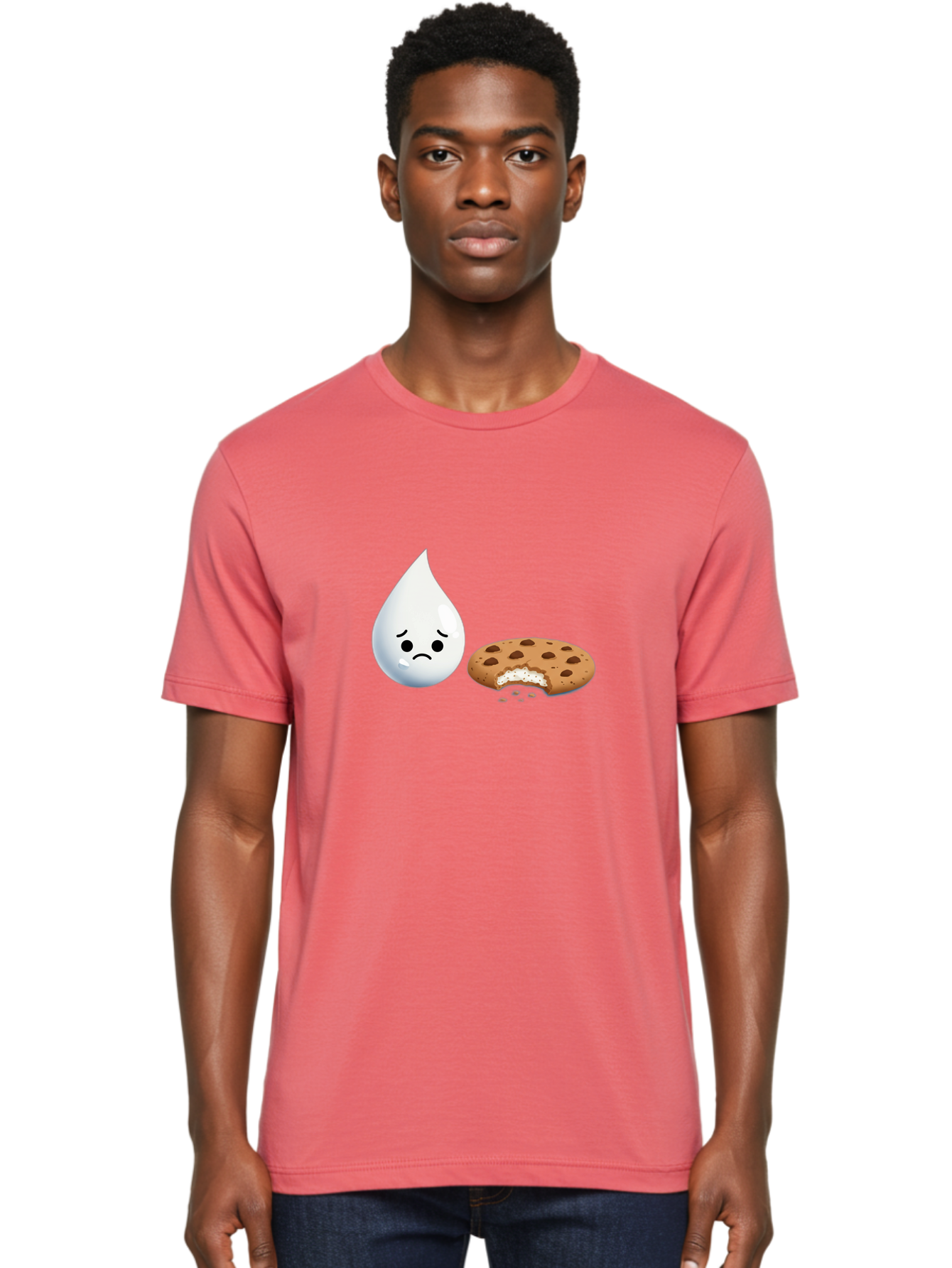 Sad-Water-Droplet-And-Cookie Men'S Graphic Tee, 100% Cotton, Comfortable Casual Summer Wear, Machine Washable, Vintage Camera, Old Camera, Antique Camera, Black Camera, Classic Photography, Photography Equipment, Nostalgic Device, Film Camera, Bai344 19