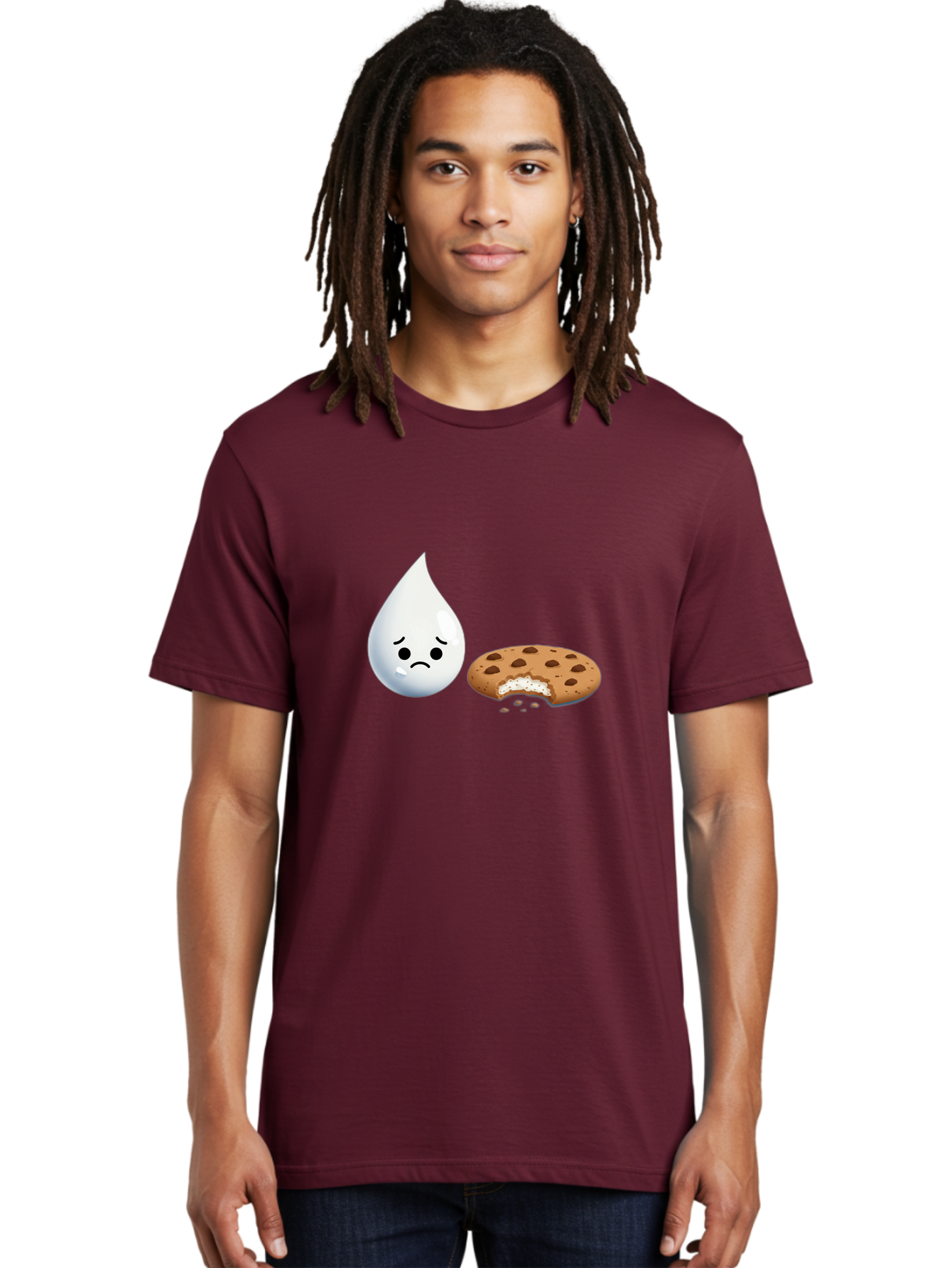 Sad-Water-Droplet-And-Cookie Men'S Graphic Tee, 100% Cotton, Comfortable Casual Summer Wear, Machine Washable, Vintage Camera, Old Camera, Antique Camera, Black Camera, Classic Photography, Photography Equipment, Nostalgic Device, Film Camera, Bai344 21