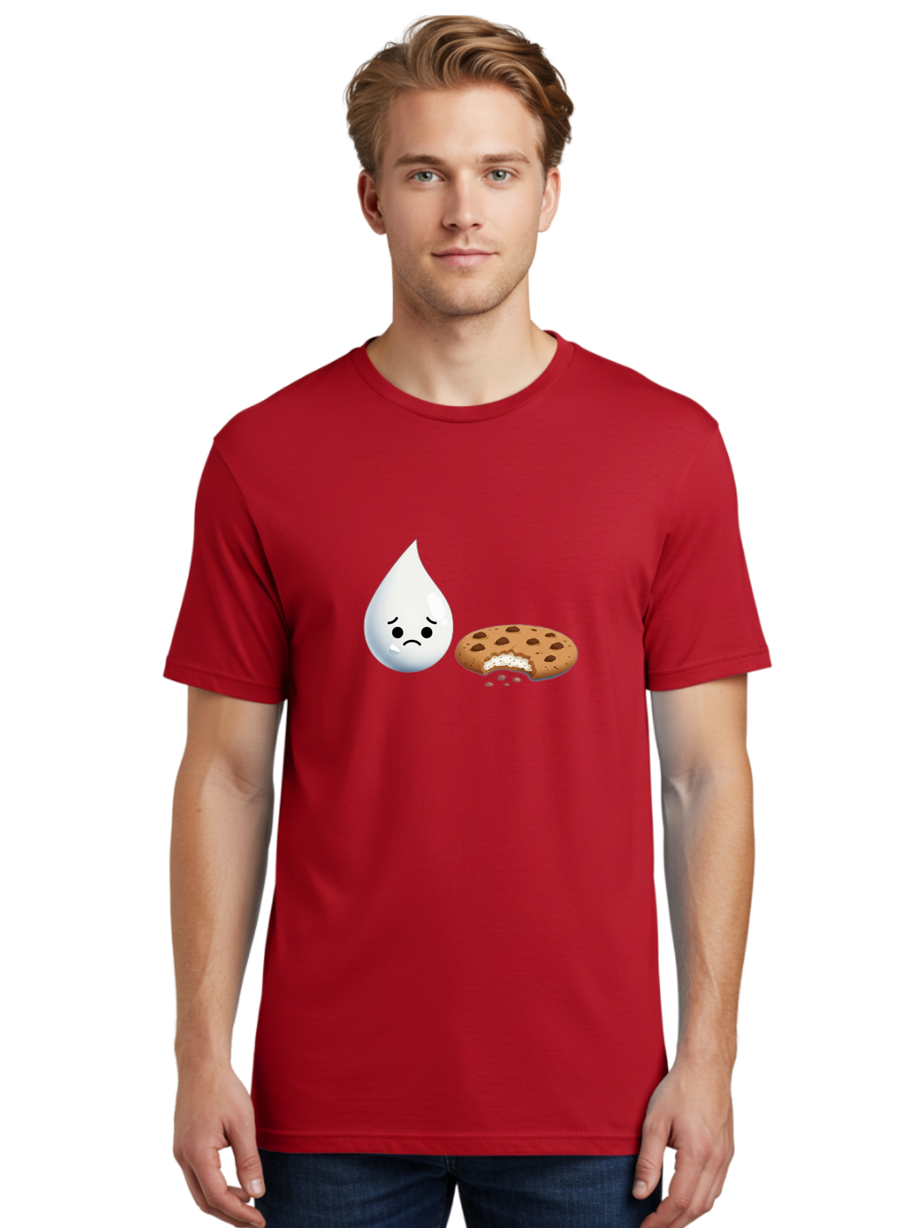 Sad-Water-Droplet-And-Cookie Men'S Graphic Tee, 100% Cotton, Comfortable Casual Summer Wear, Machine Washable, Vintage Camera, Old Camera, Antique Camera, Black Camera, Classic Photography, Photography Equipment, Nostalgic Device, Film Camera, Bai344 28