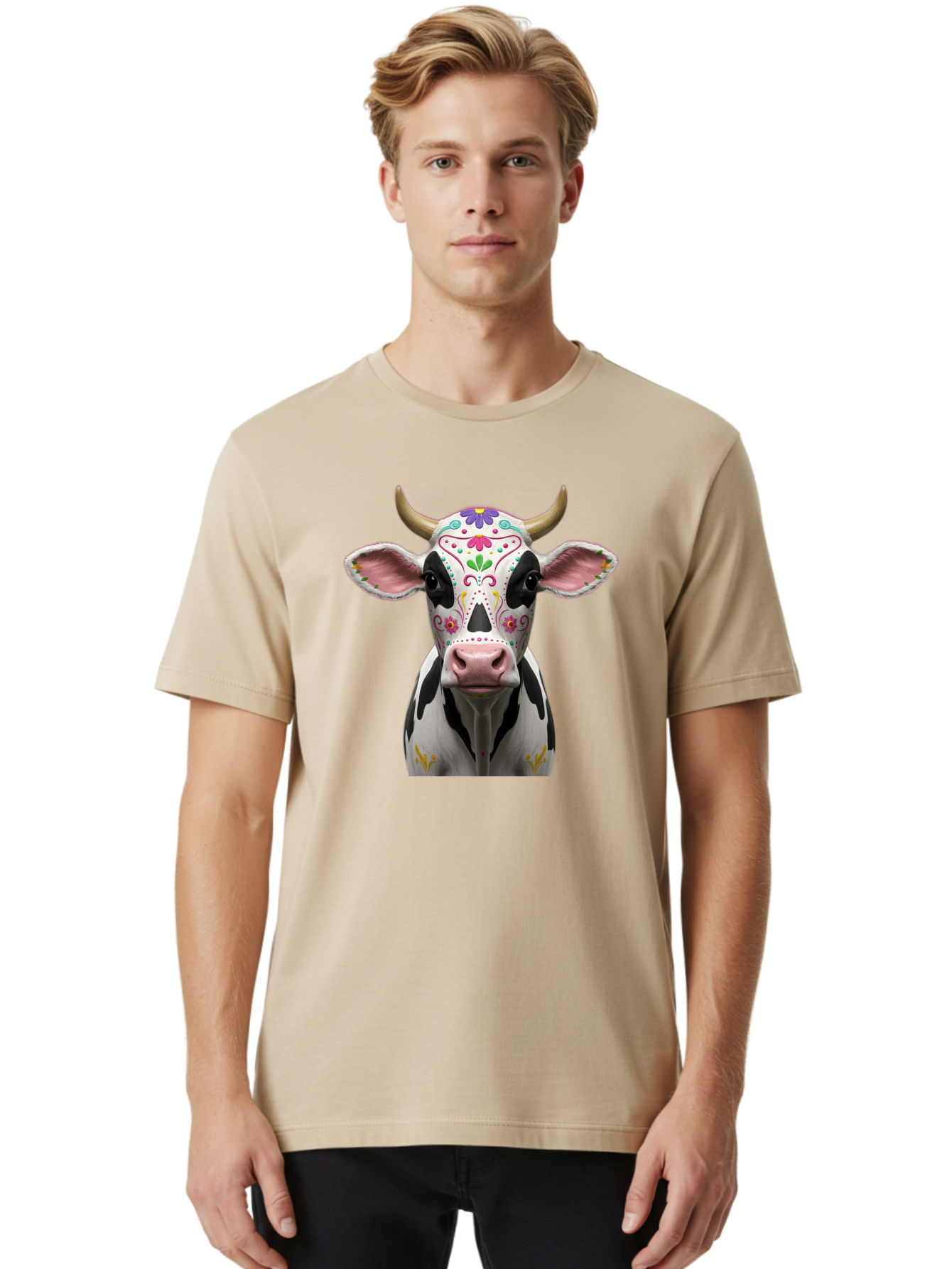 Sugar-Skull-Cow Men'S Graphic Tee, 100% Cotton, Comfortable Casual Summer Wear, Machine Washable, Vintage Camera, Old Camera, Antique Camera, Black Camera, Classic Photography, Photography Equipment, Nostalgic Device, Film Camera, Camera Art Bai429 19