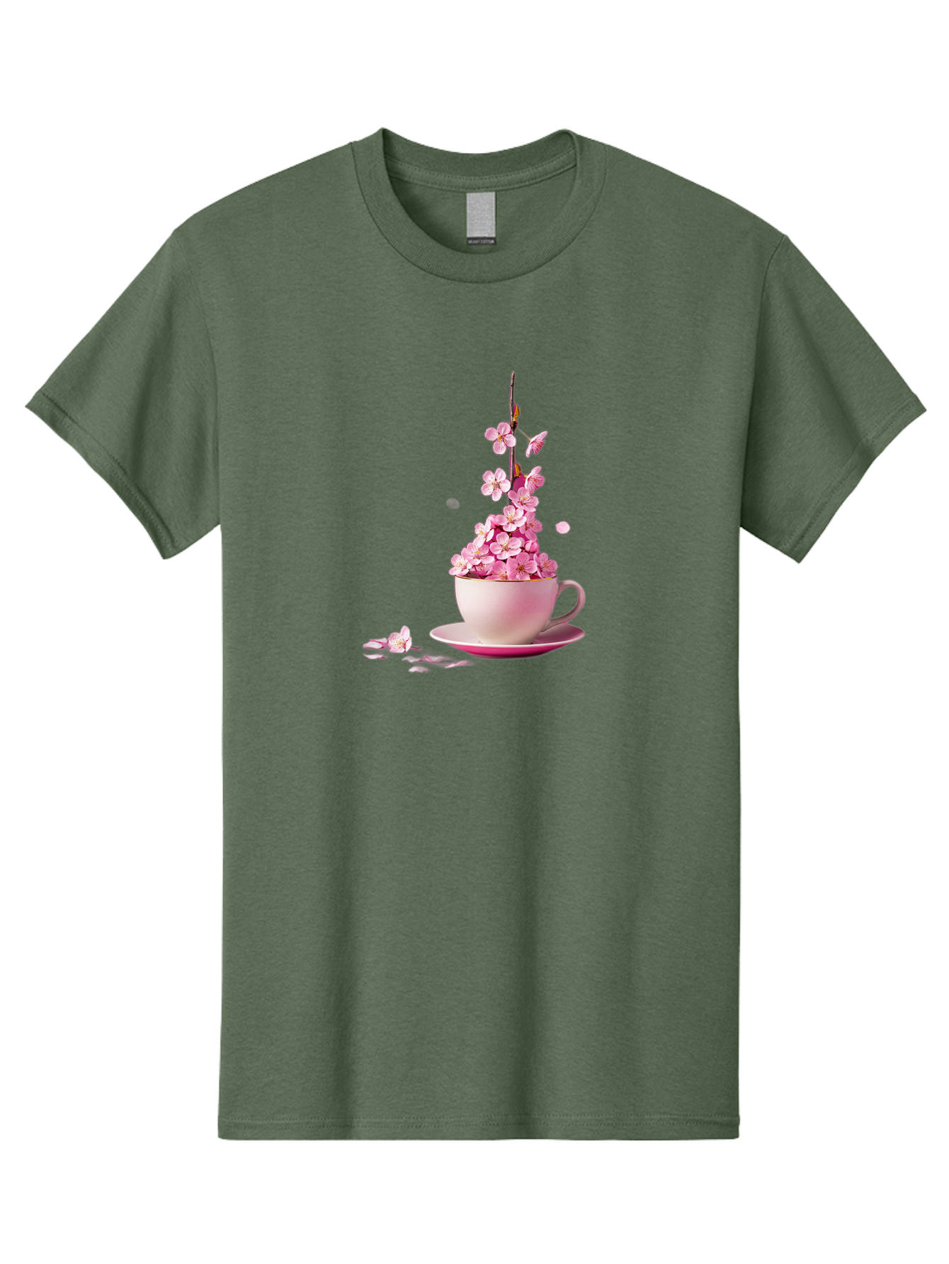 Tea-Cup-With-Flowers Men'S Graphic Tee, 100% Cotton, Comfortable Casual Summer Wear, Machine Washable, Vintage Camera, Old Camera, Antique Camera, Black Camera, Classic Photography, Photography Equipment, Nostalgic Device, Film Camera, Bai449 5