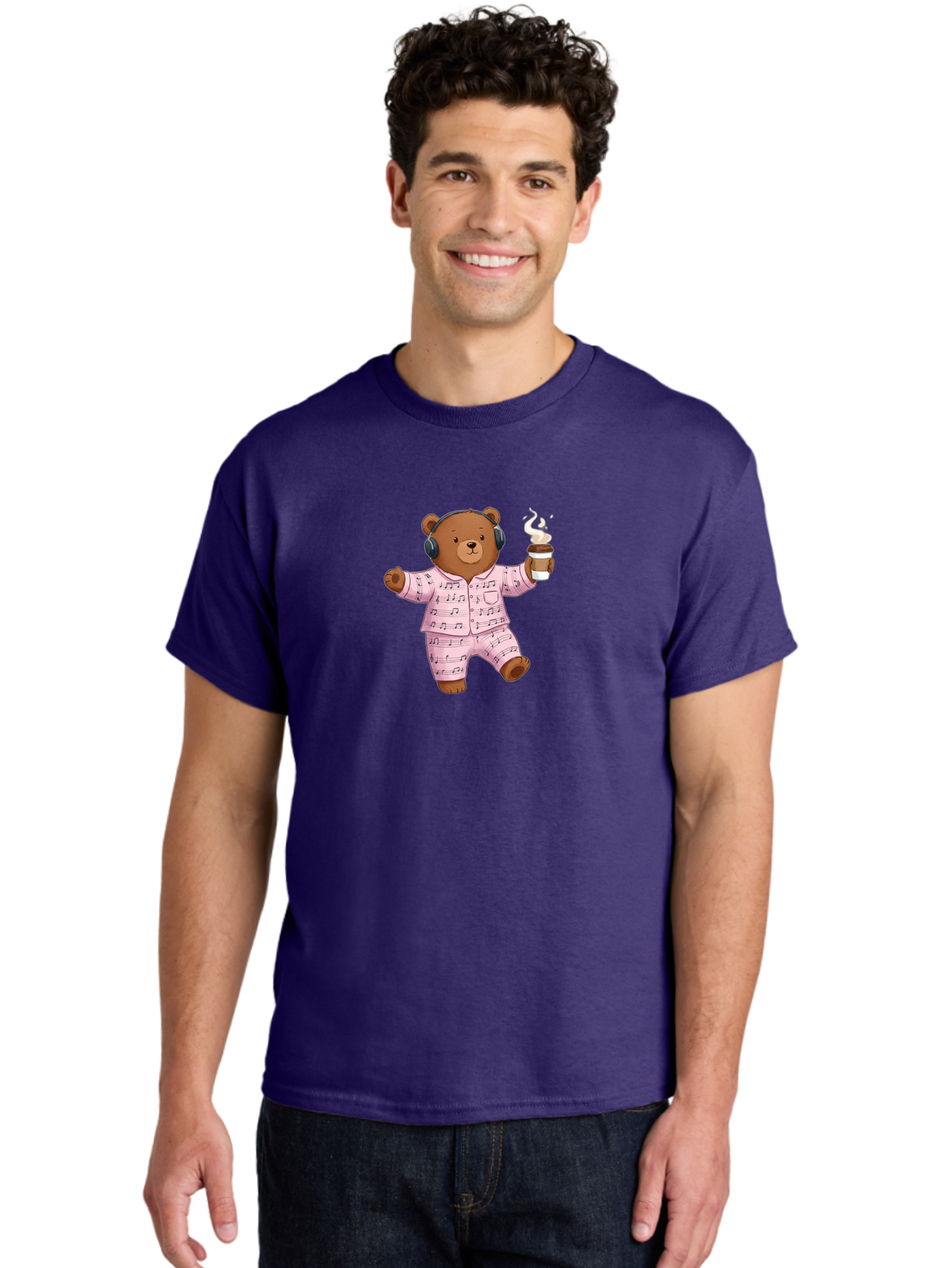 Teddy-Bear-Music-Lover Men'S Graphic Tee, 100% Cotton, Comfortable Casual Summer Wear, Machine Washable, Vintage Camera, Old Camera, Antique Camera, Black Camera, Classic Photography, Photography Equipment, Nostalgic Device, Film Camera, Bai467 29