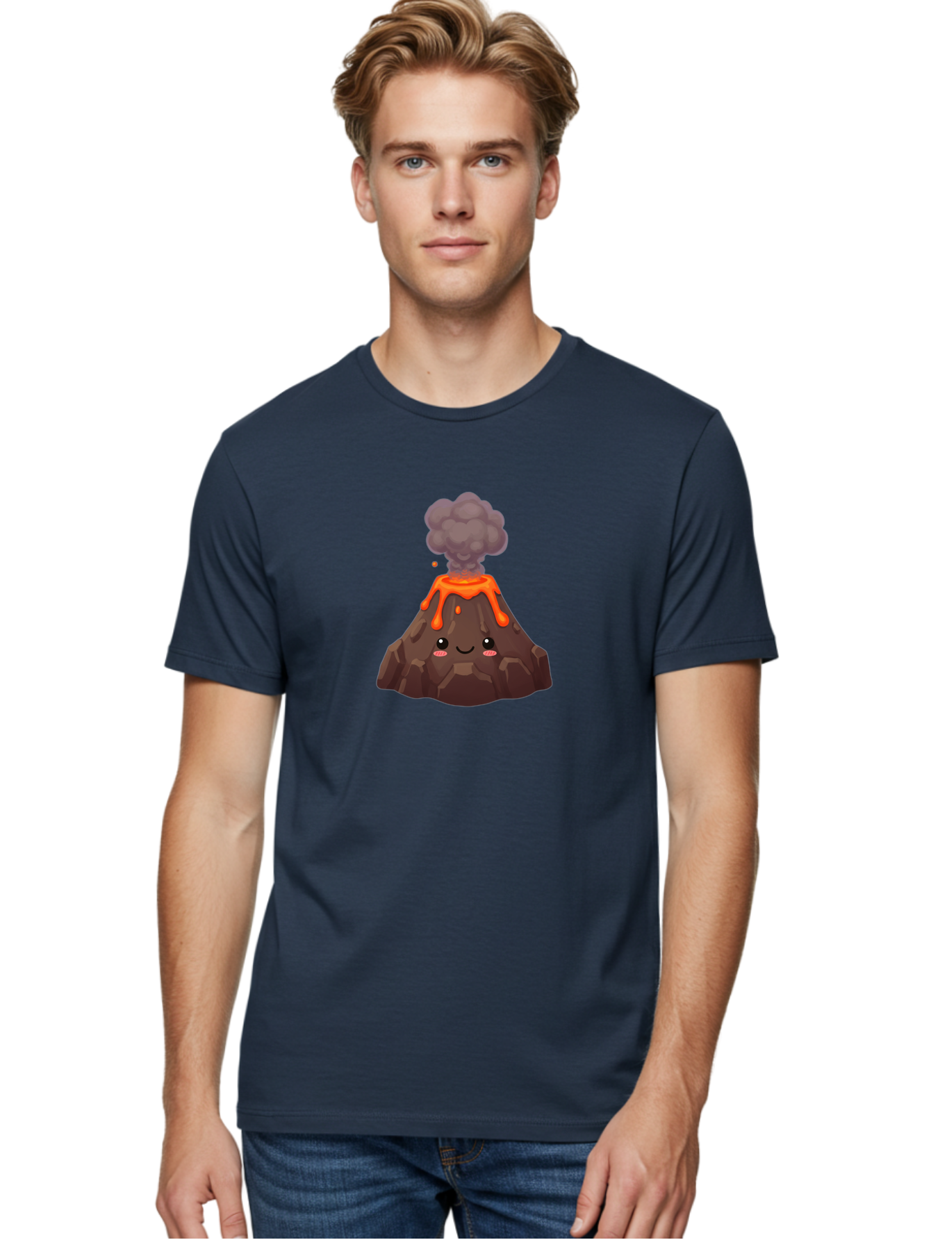 Volcano-Character-3 Men'S Graphic Tee, 100% Cotton, Comfortable Casual Summer Wear, Machine Washable, Vintage Camera, Old Camera, Antique Camera, Black Camera, Classic Photography, Photography Equipment, Nostalgic Device, Film Camera, Bai509 25