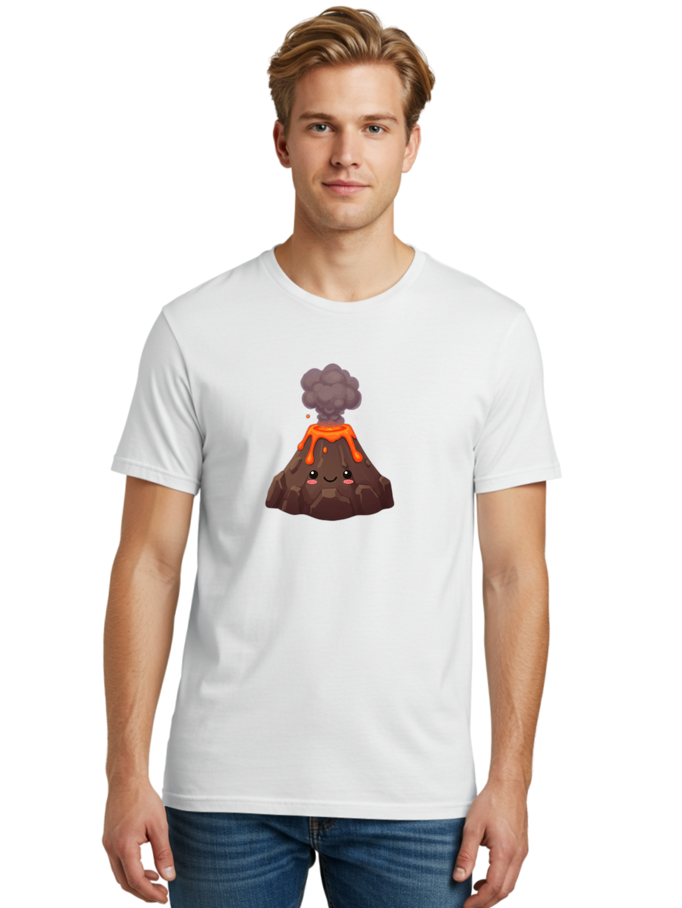 Volcano-Character-3 Men'S Graphic Tee, 100% Cotton, Comfortable Casual Summer Wear, Machine Washable, Vintage Camera, Old Camera, Antique Camera, Black Camera, Classic Photography, Photography Equipment, Nostalgic Device, Film Camera, Bai509 19