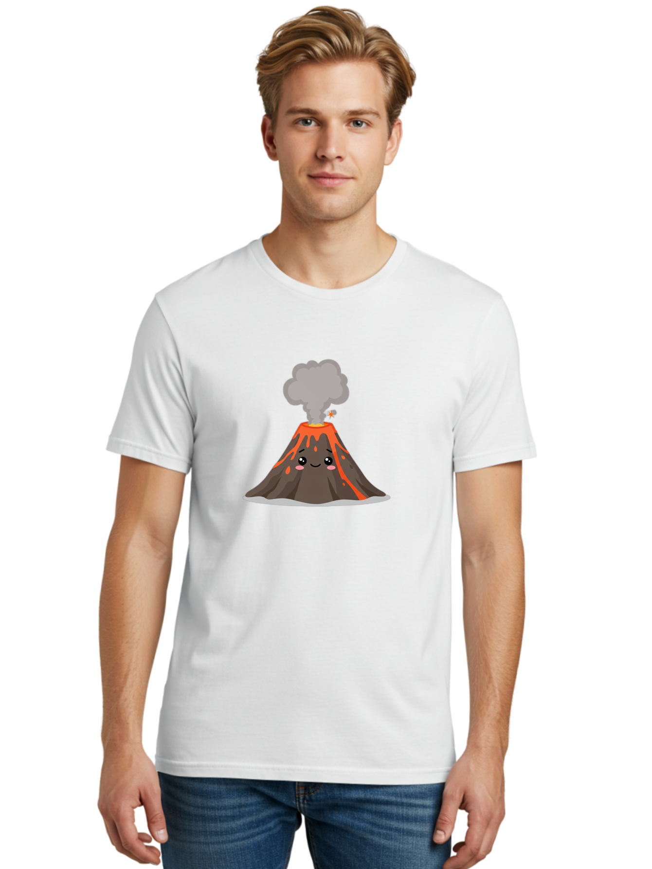 Volcano-Character-4 Men'S Graphic Tee, 100% Cotton, Comfortable Casual Summer Wear, Machine Washable, Vintage Camera, Old Camera, Antique Camera, Black Camera, Classic Photography, Photography Equipment, Nostalgic Device, Film Camera, Bai510 27