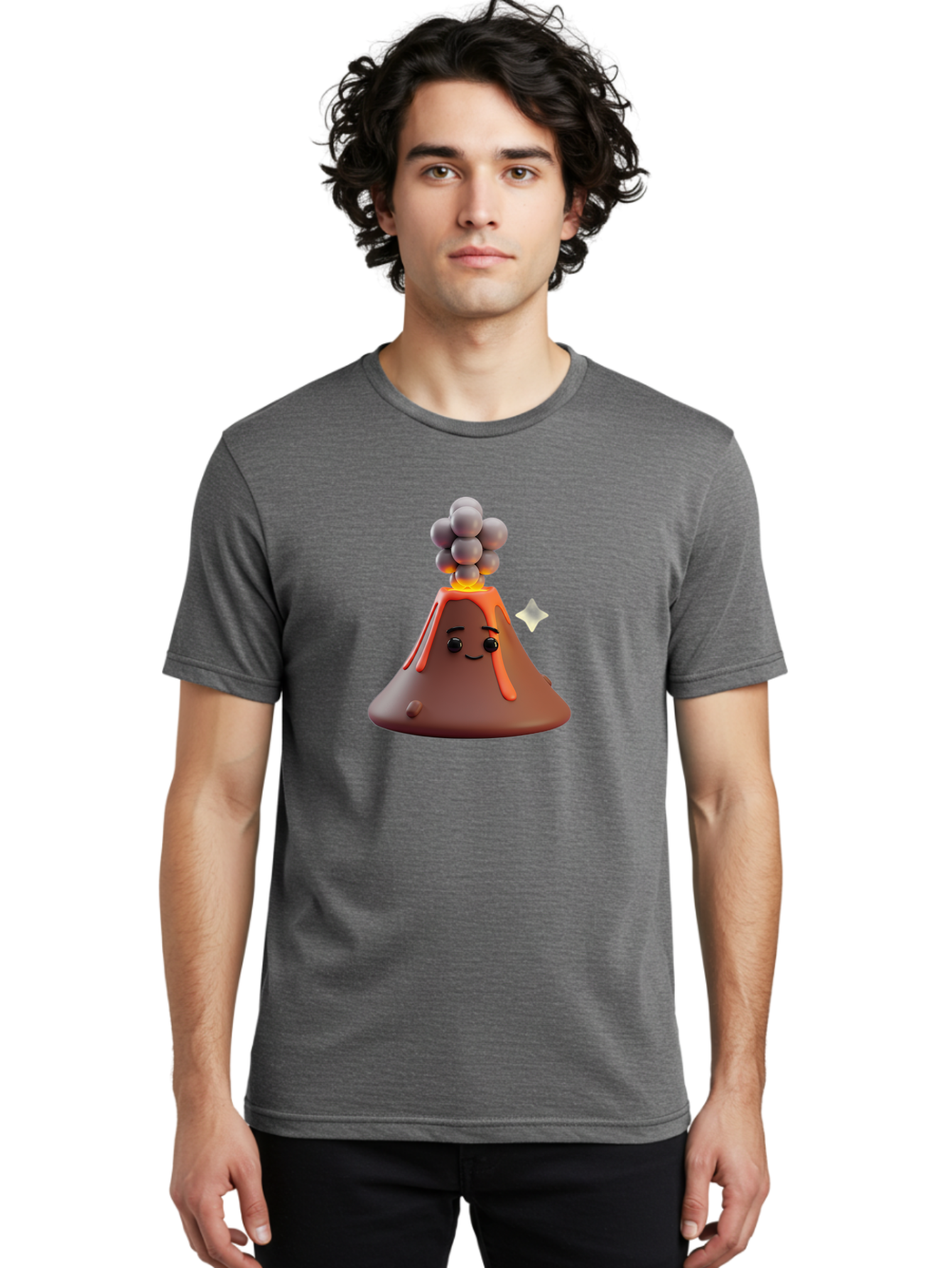 Volcano-Character-5 Men'S Graphic Tee, 100% Cotton, Comfortable Casual Summer Wear, Machine Washable, Vintage Camera, Old Camera, Antique Camera, Black Camera, Classic Photography, Photography Equipment, Nostalgic Device, Film Camera, Bai511 17