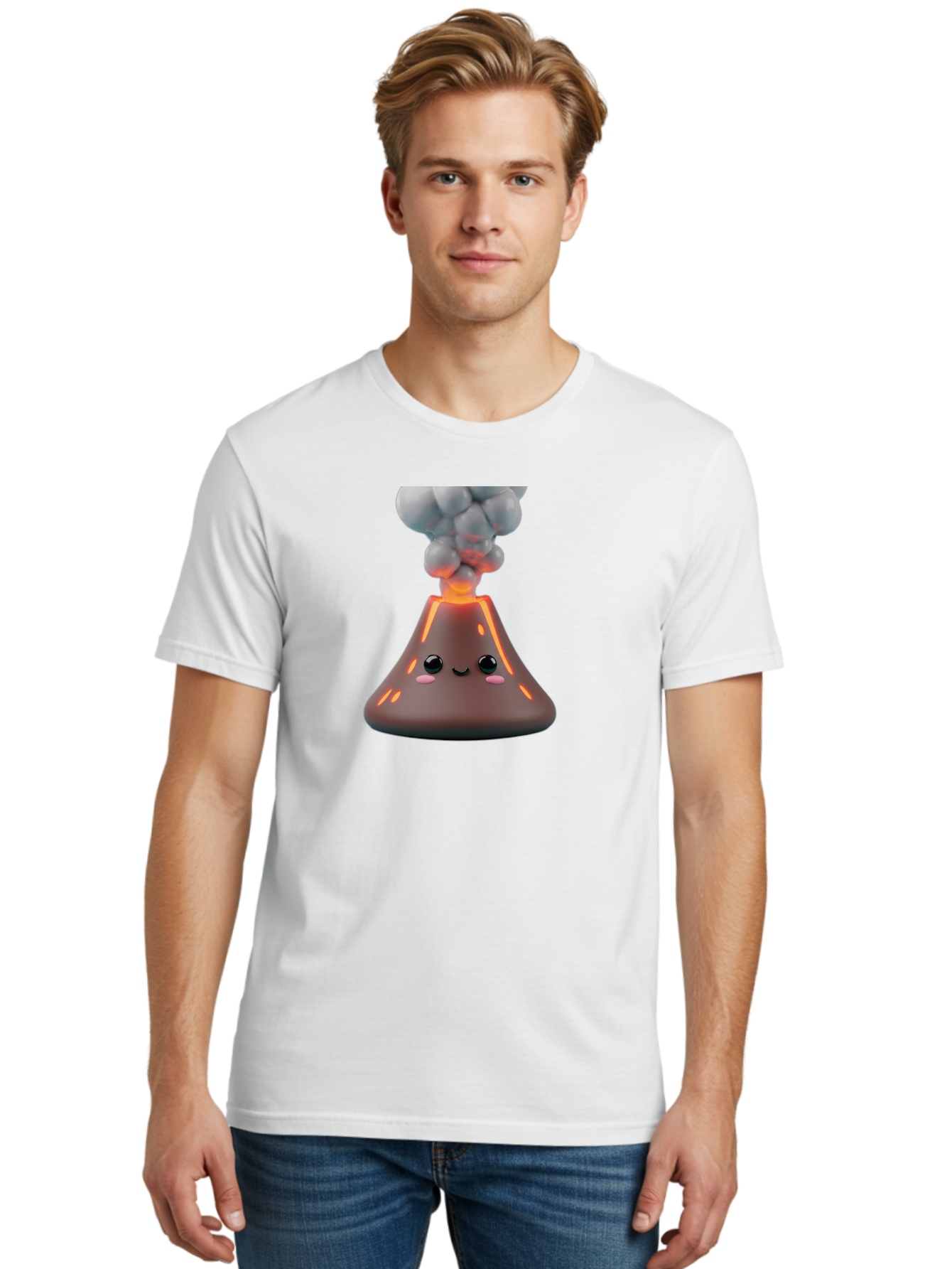 Volcano-Character-6 Men'S Graphic Tee, 100% Cotton, Comfortable Casual Summer Wear, Machine Washable, Vintage Camera, Old Camera, Antique Camera, Black Camera, Classic Photography, Photography Equipment, Nostalgic Device, Film Camera, Bai512 25