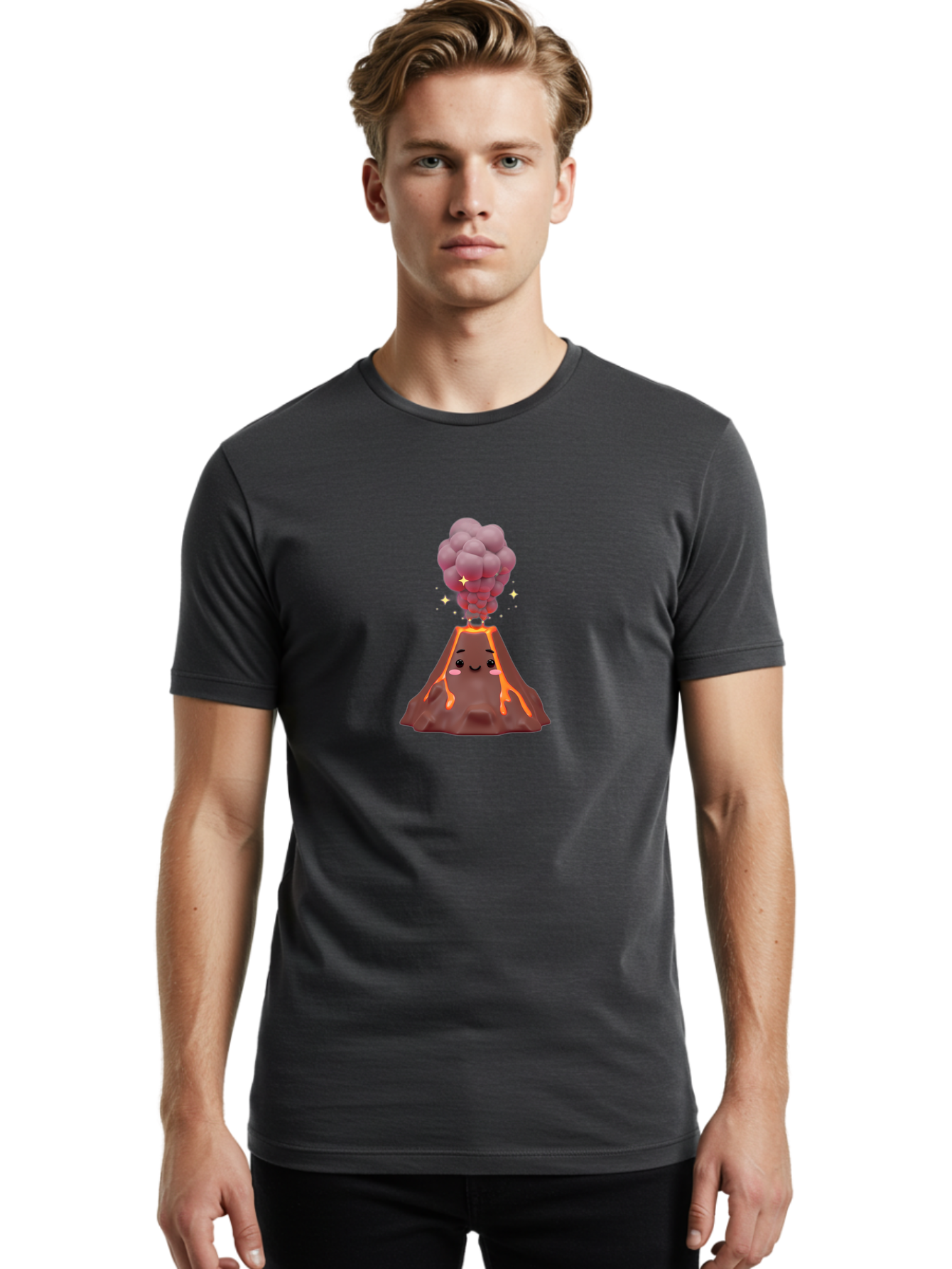 Volcano-Character-7 Men'S Graphic Tee, 100% Cotton, Comfortable Casual Summer Wear, Machine Washable, Vintage Camera, Old Camera, Antique Camera, Black Camera, Classic Photography, Photography Equipment, Nostalgic Device, Film Camera, Bai513 25