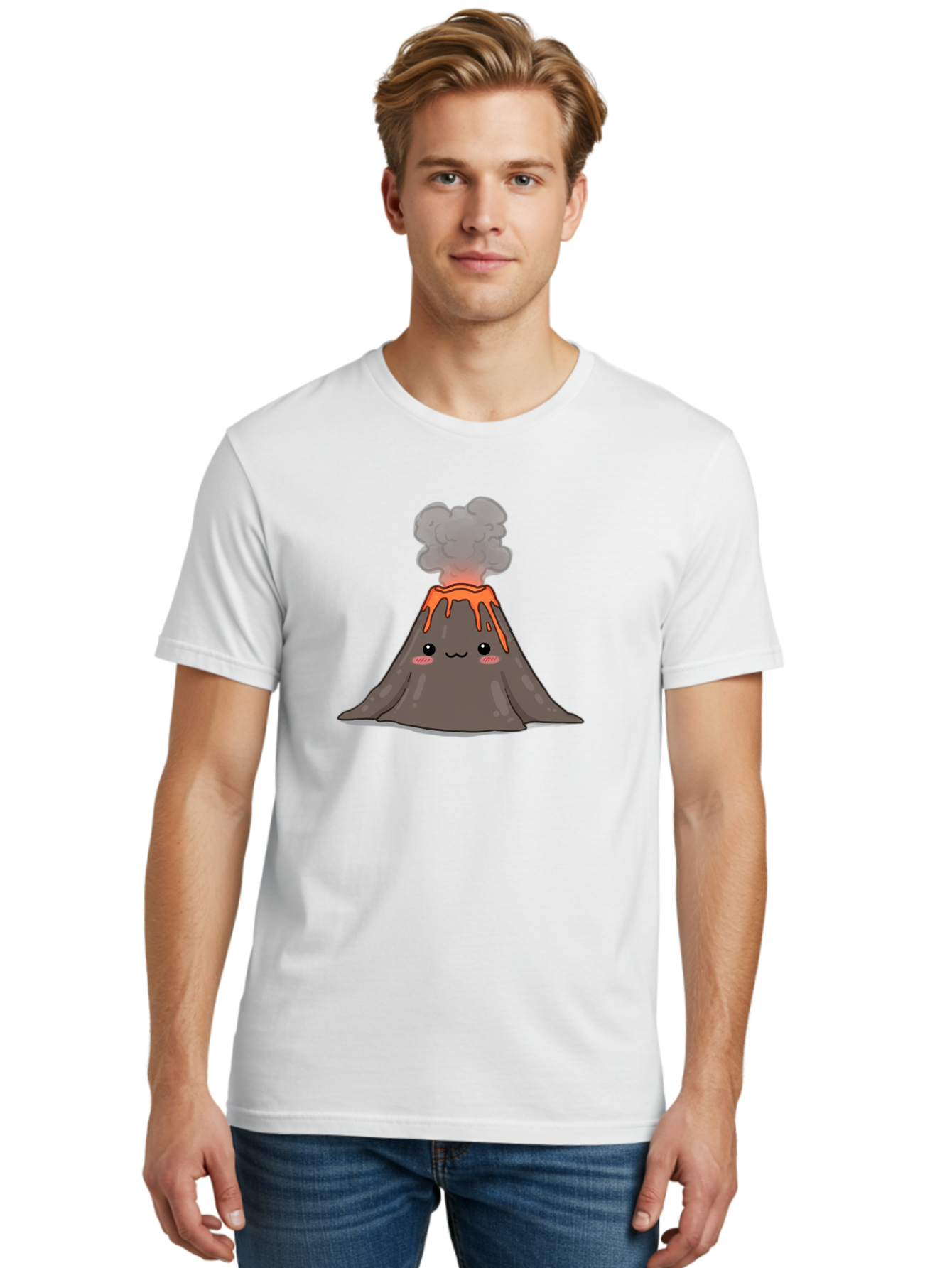 Volcano-Character-9 Men'S Graphic Tee, 100% Cotton, Comfortable Casual Summer Wear, Machine Washable, Vintage Camera, Old Camera, Antique Camera, Black Camera, Classic Photography, Photography Equipment, Nostalgic Device, Film Camera, Bai515 30