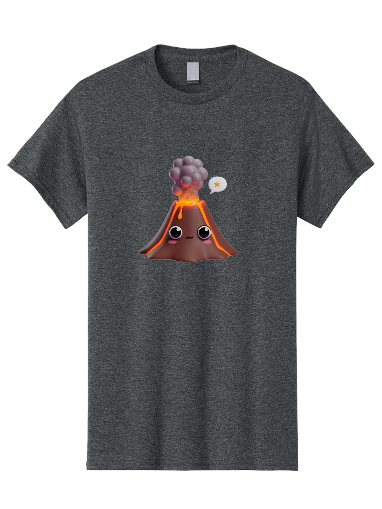 Volcano-Emoji Men'S Graphic Tee, 100% Cotton, Comfortable Casual Summer Wear, Machine Washable, Vintage Camera, Old Camera, Antique Camera, Black Camera, Classic Photography, Photography Equipment, Nostalgic Device, Film Camera, Camera Art Bai517 5