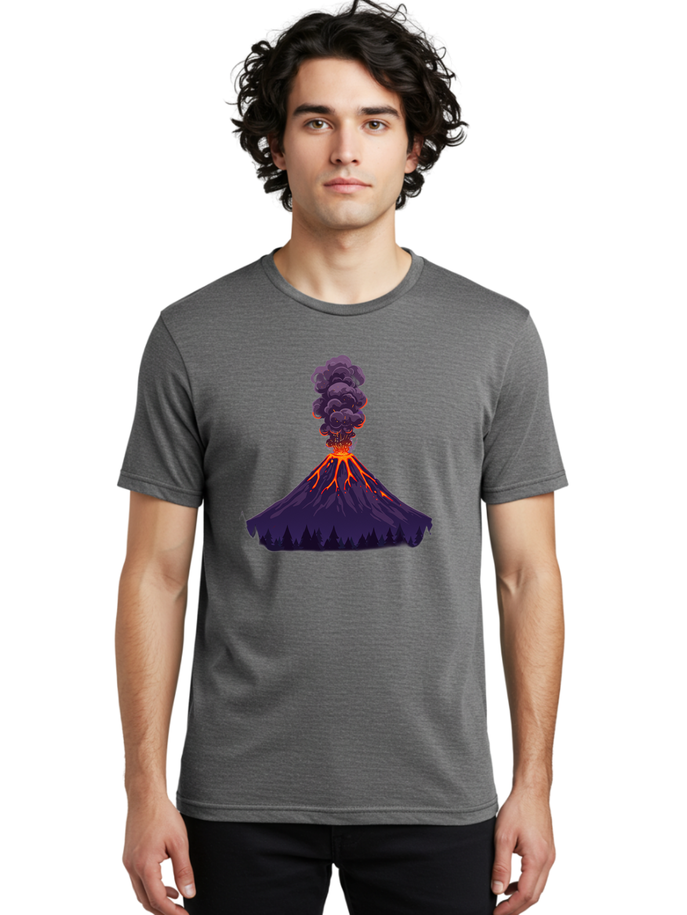 Volcano-Erupting-10 Men'S Graphic Tee, 100% Cotton, Comfortable Casual Summer Wear, Machine Washable, Vintage Camera, Old Camera, Antique Camera, Black Camera, Classic Photography, Photography Equipment, Nostalgic Device, Film Camera, Bai519 18