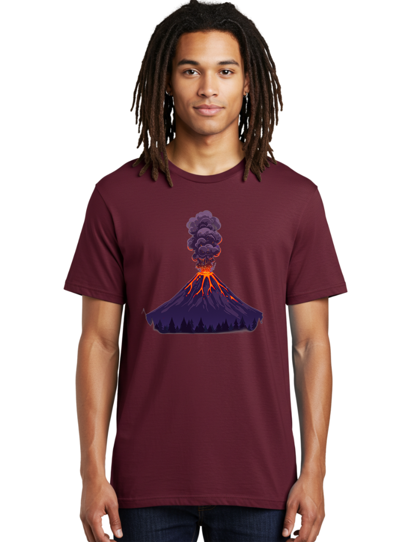 Volcano-Erupting-10 Men'S Graphic Tee, 100% Cotton, Comfortable Casual Summer Wear, Machine Washable, Vintage Camera, Old Camera, Antique Camera, Black Camera, Classic Photography, Photography Equipment, Nostalgic Device, Film Camera, Bai519 16