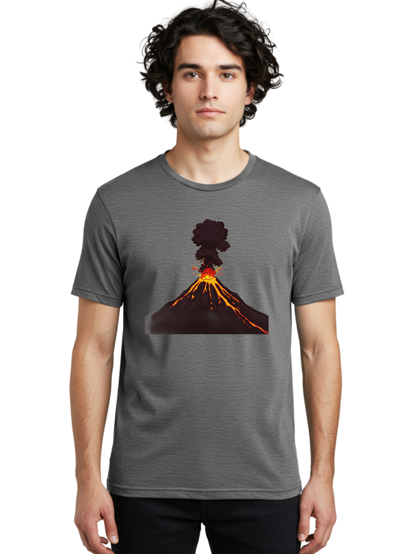 Volcano-Erupting-13 Men'S Graphic Tee, 100% Cotton, Comfortable Casual Summer Wear, Machine Washable, Vintage Camera, Old Camera, Antique Camera, Black Camera, Classic Photography, Photography Equipment, Nostalgic Device, Film Camera, Bai522 21