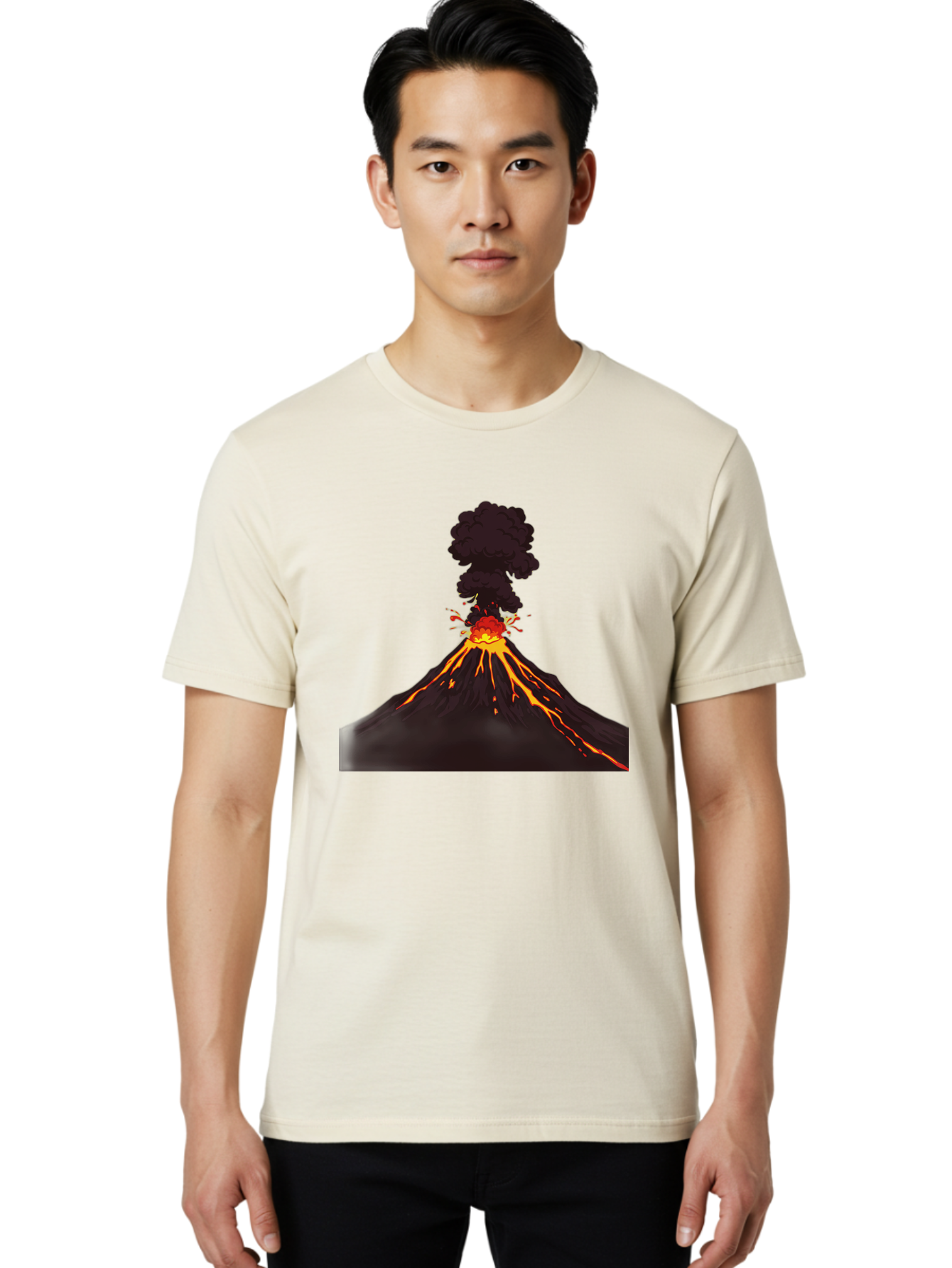 Volcano-Erupting-13 Men'S Graphic Tee, 100% Cotton, Comfortable Casual Summer Wear, Machine Washable, Vintage Camera, Old Camera, Antique Camera, Black Camera, Classic Photography, Photography Equipment, Nostalgic Device, Film Camera, Bai522 26