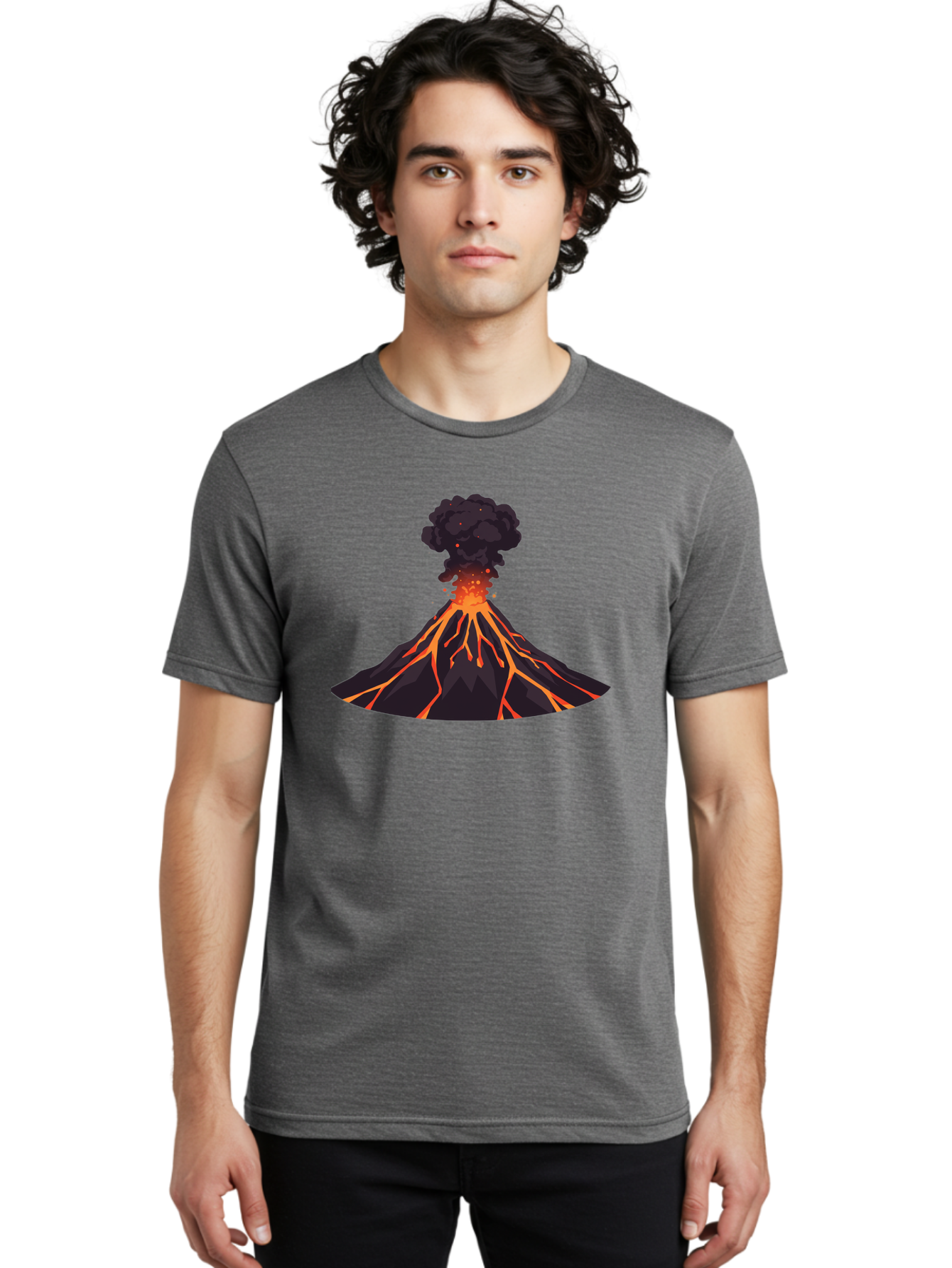Volcano-Erupting-16 Men'S Graphic Tee, 100% Cotton, Comfortable Casual Summer Wear, Machine Washable, Vintage Camera, Old Camera, Antique Camera, Black Camera, Classic Photography, Photography Equipment, Nostalgic Device, Film Camera, Bai525 29